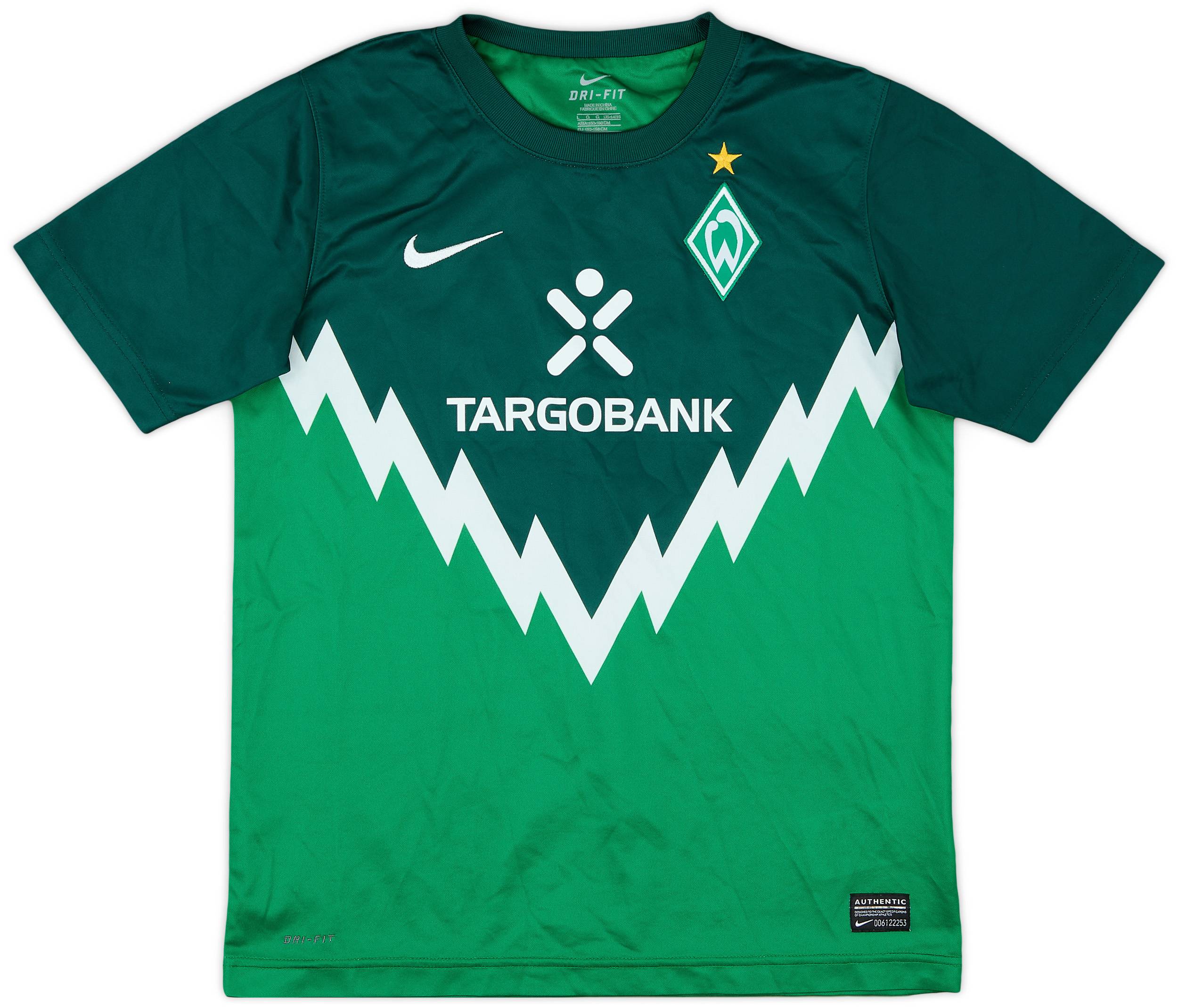 2010-11 Werder Bremen Home Shirt - 9/10 - (L.Boys)