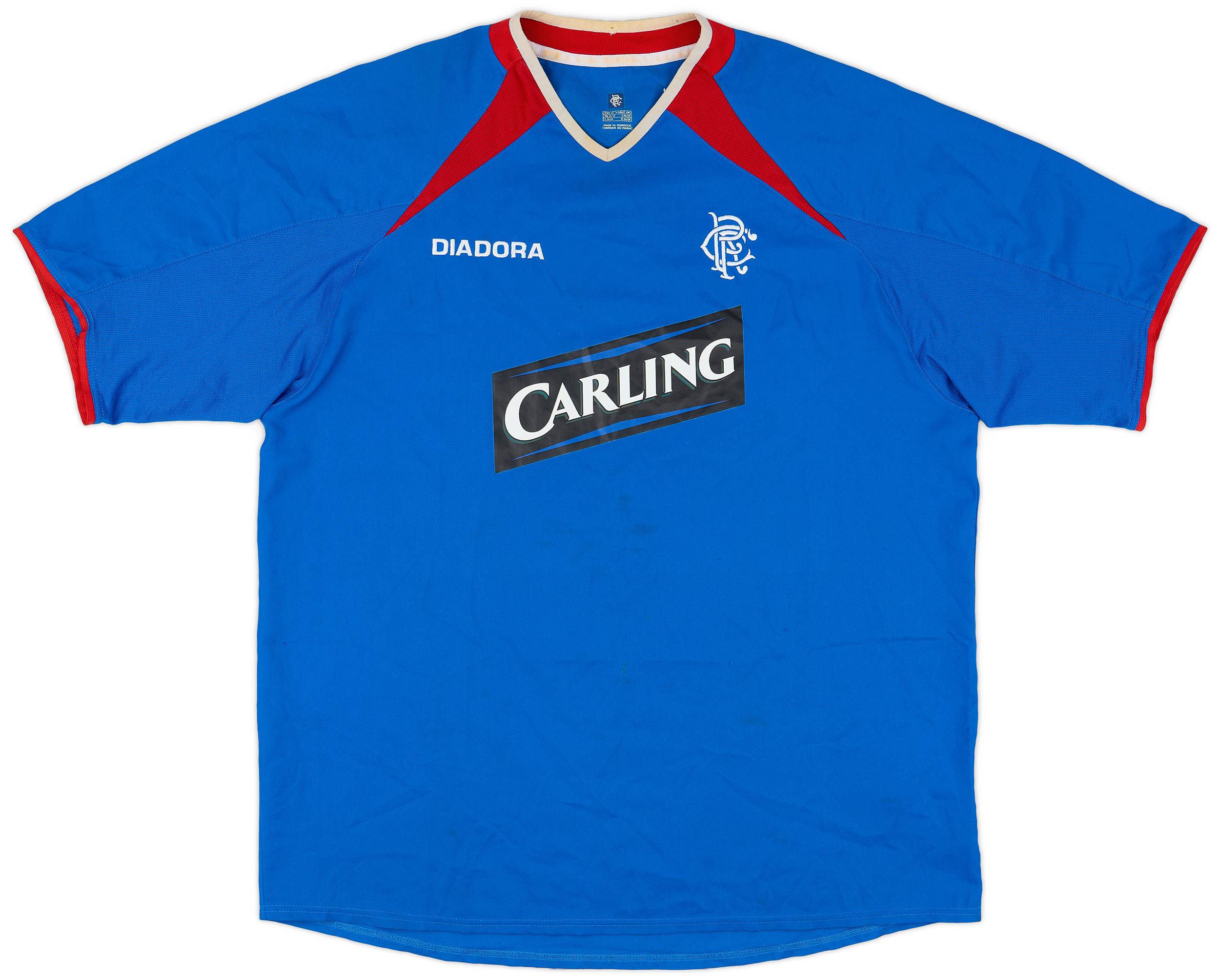 2003-05 Rangers Home Shirt - 5/10 - (XL)
