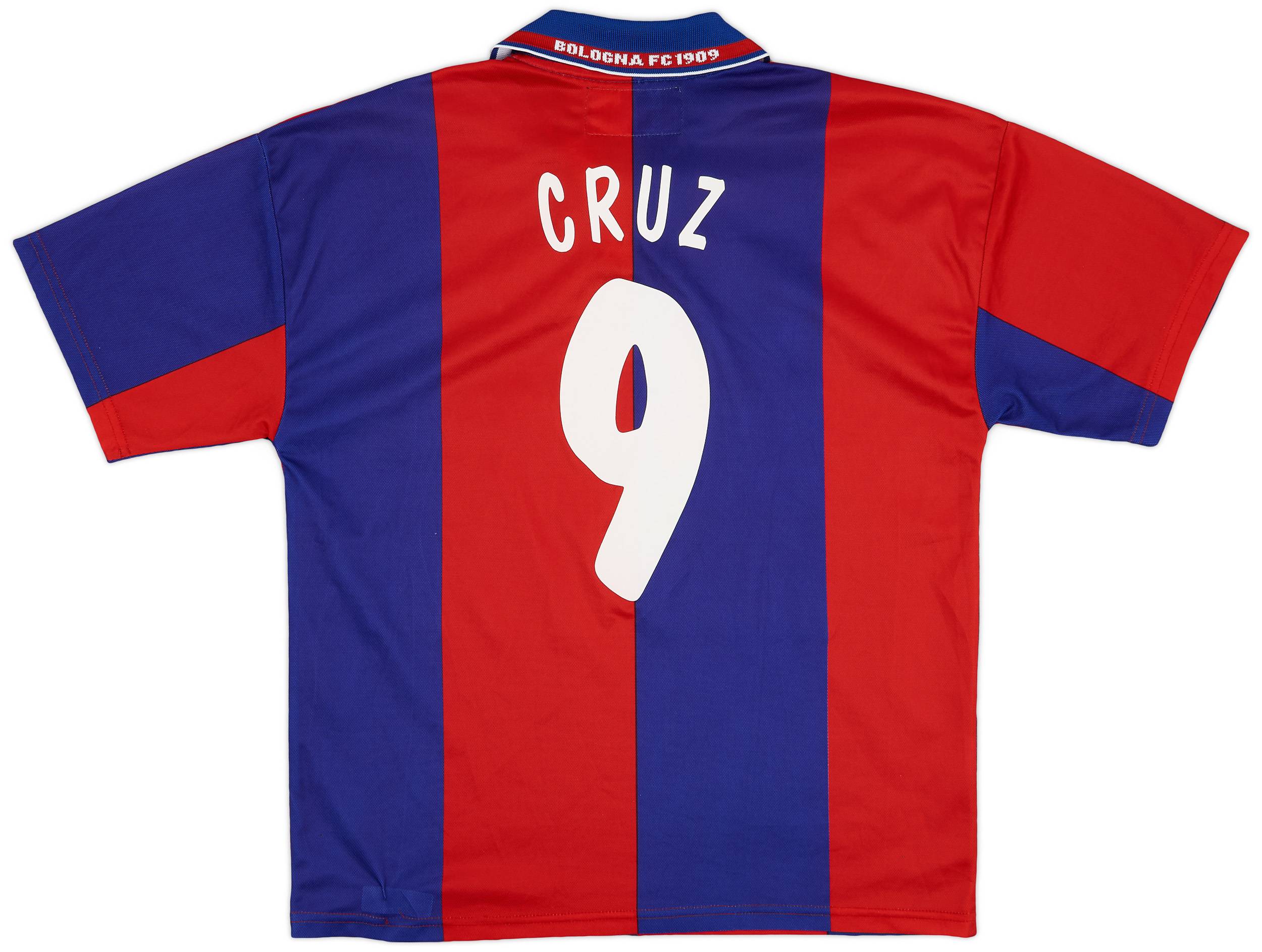2001-02 Bologna Home Shirt Cruz #9 - 8/10 - (S)