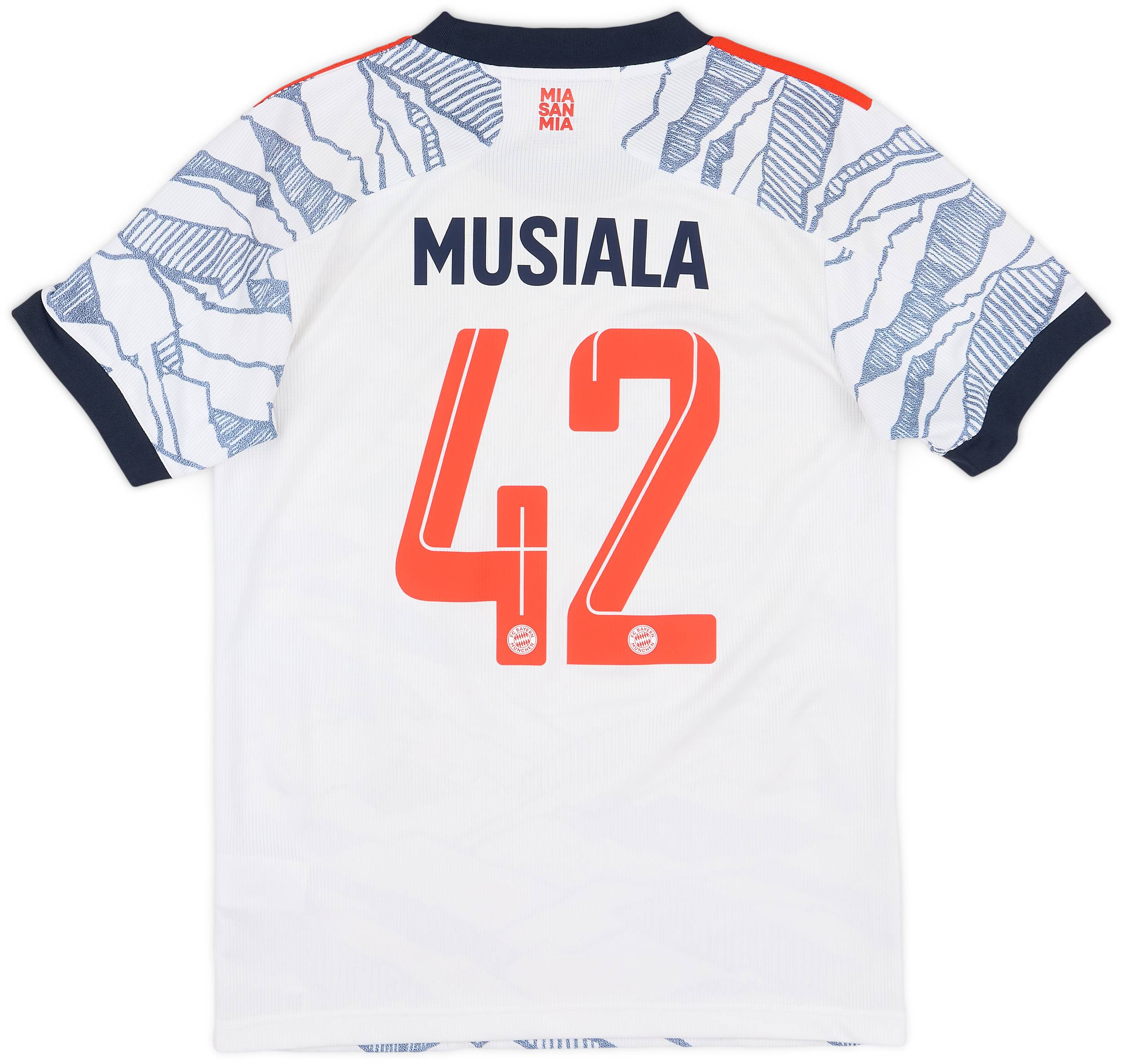 2021-22 Bayern Munich Third Shirt Musiala #42 - 8/10 - (S)