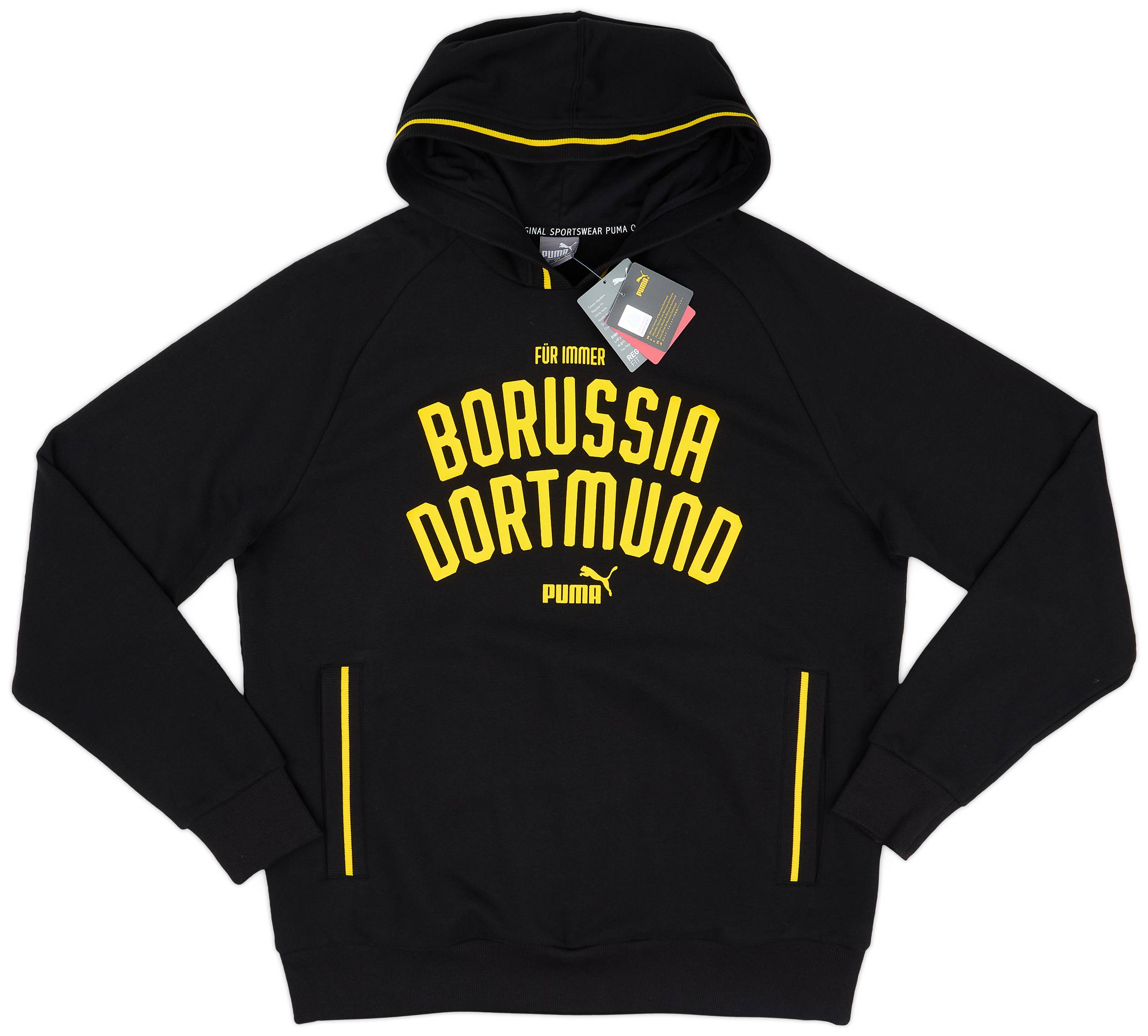 2019-20 Borussia Dortmund Puma Hooded Logo Top