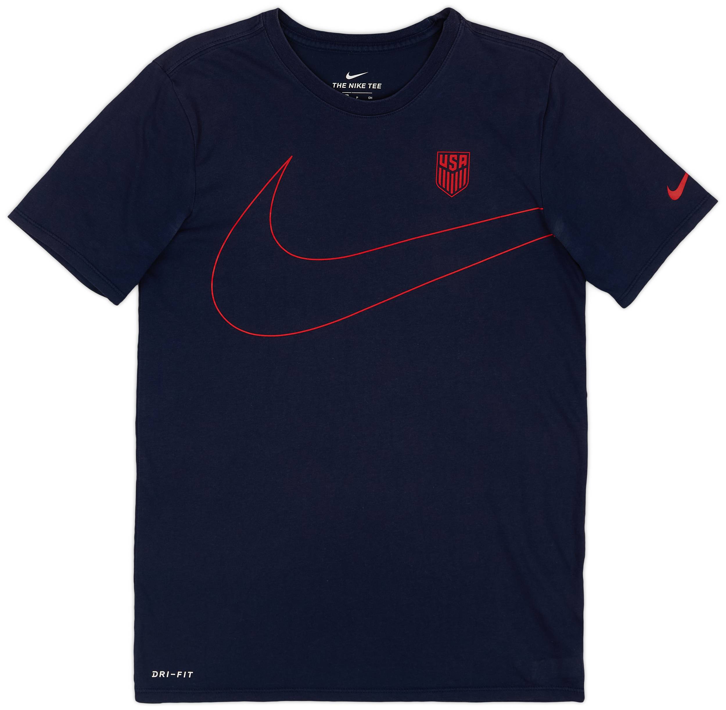 2017 18 USA Nike Cotton T shirt 8 10 S