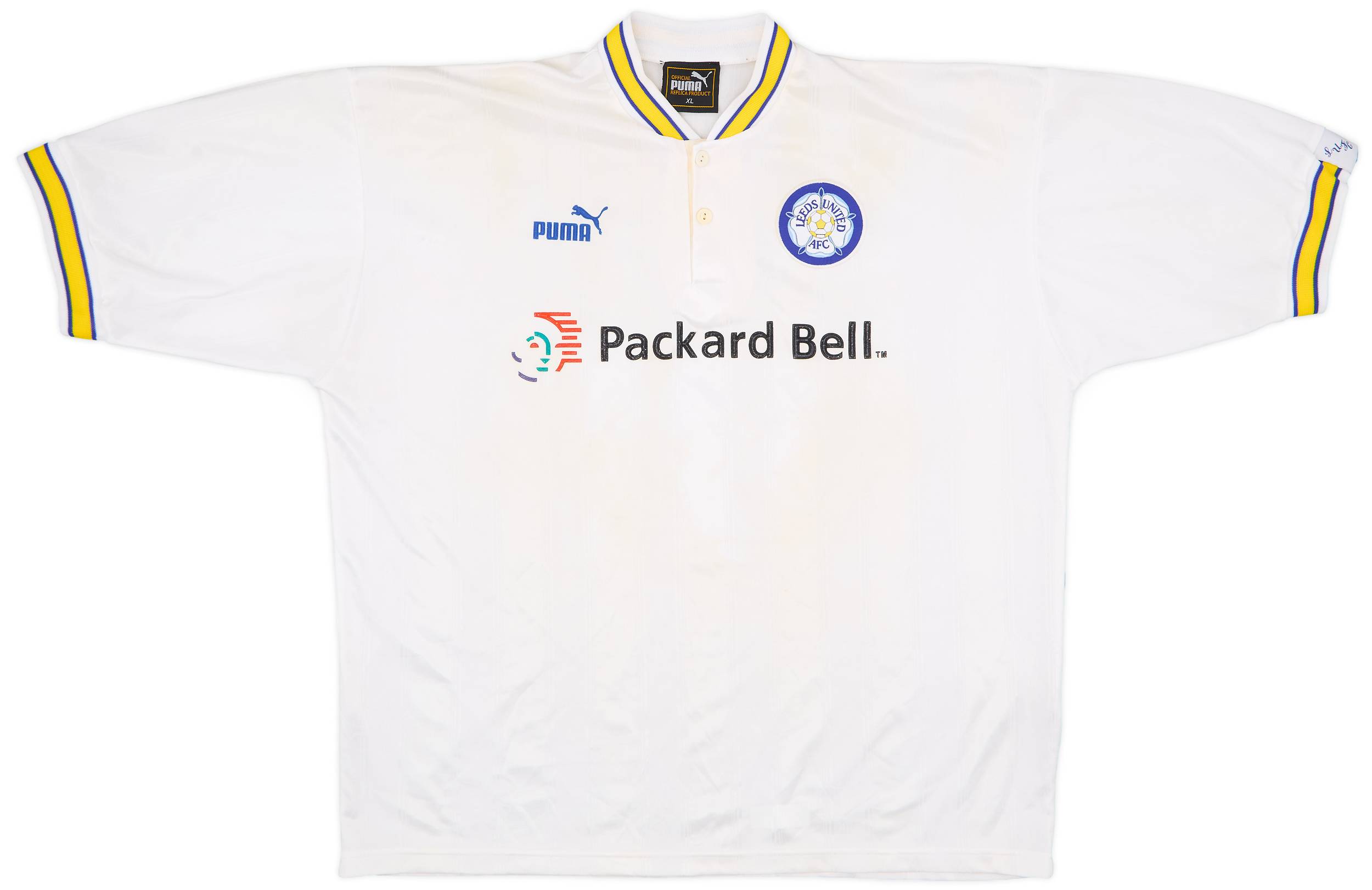 1996-98 Leeds United Home Shirt - 5/10 - (XL)