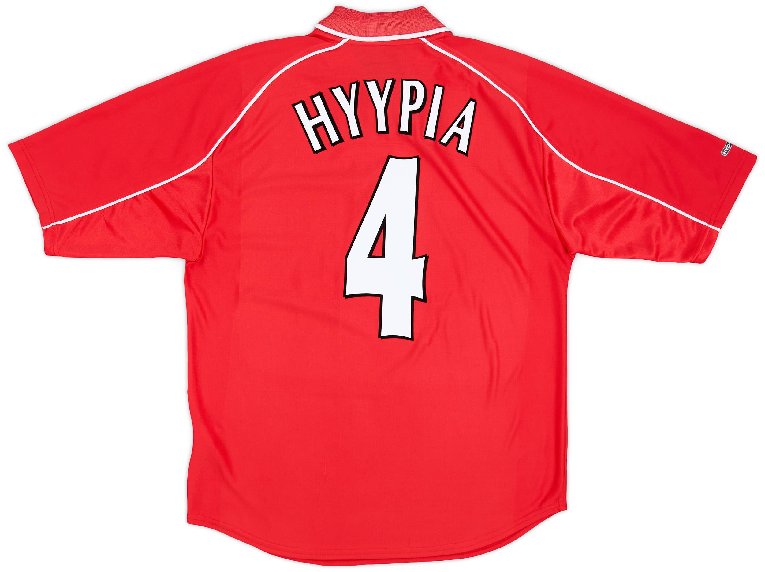2000-02 Liverpool Home Shirt Hyypia #4 - 8/10 - (L)