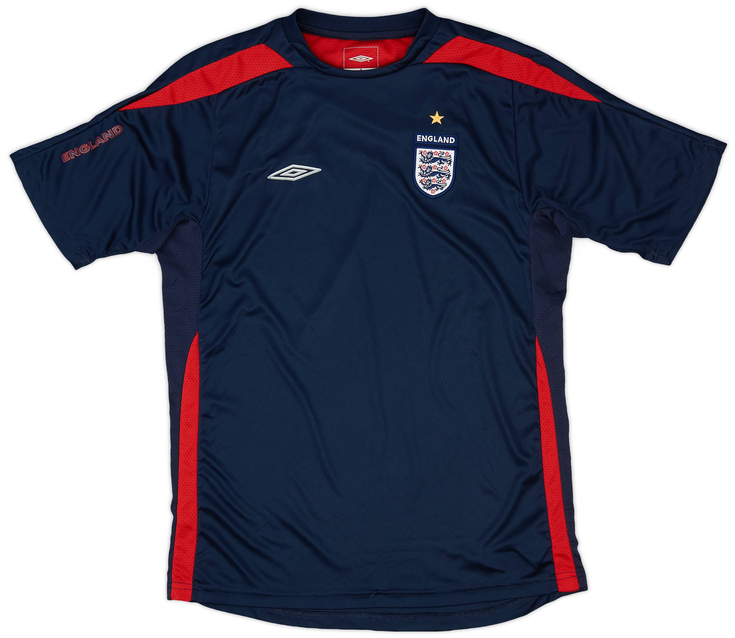 2004-05 England Umbro Training Shirt - 6/10 - (XL.Boys)