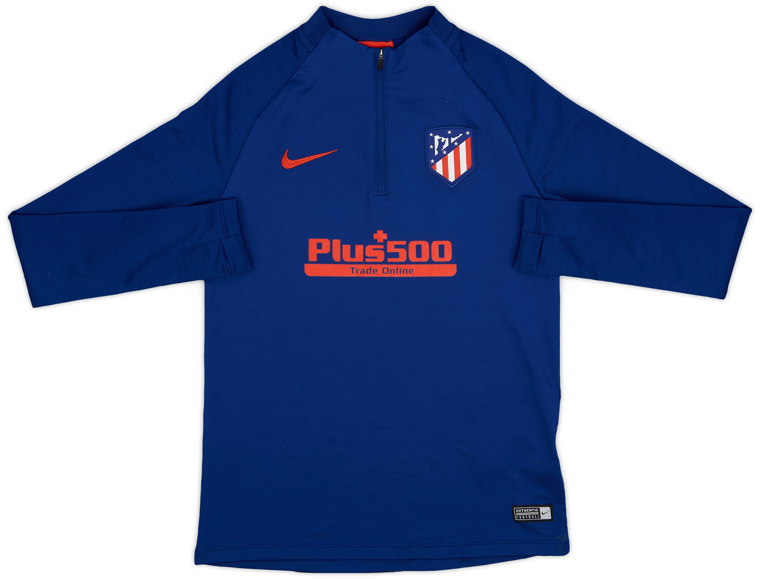 2020-21 Atletico Madrid Nike 1/4 Training Top - 8/10 - (L.Boys)