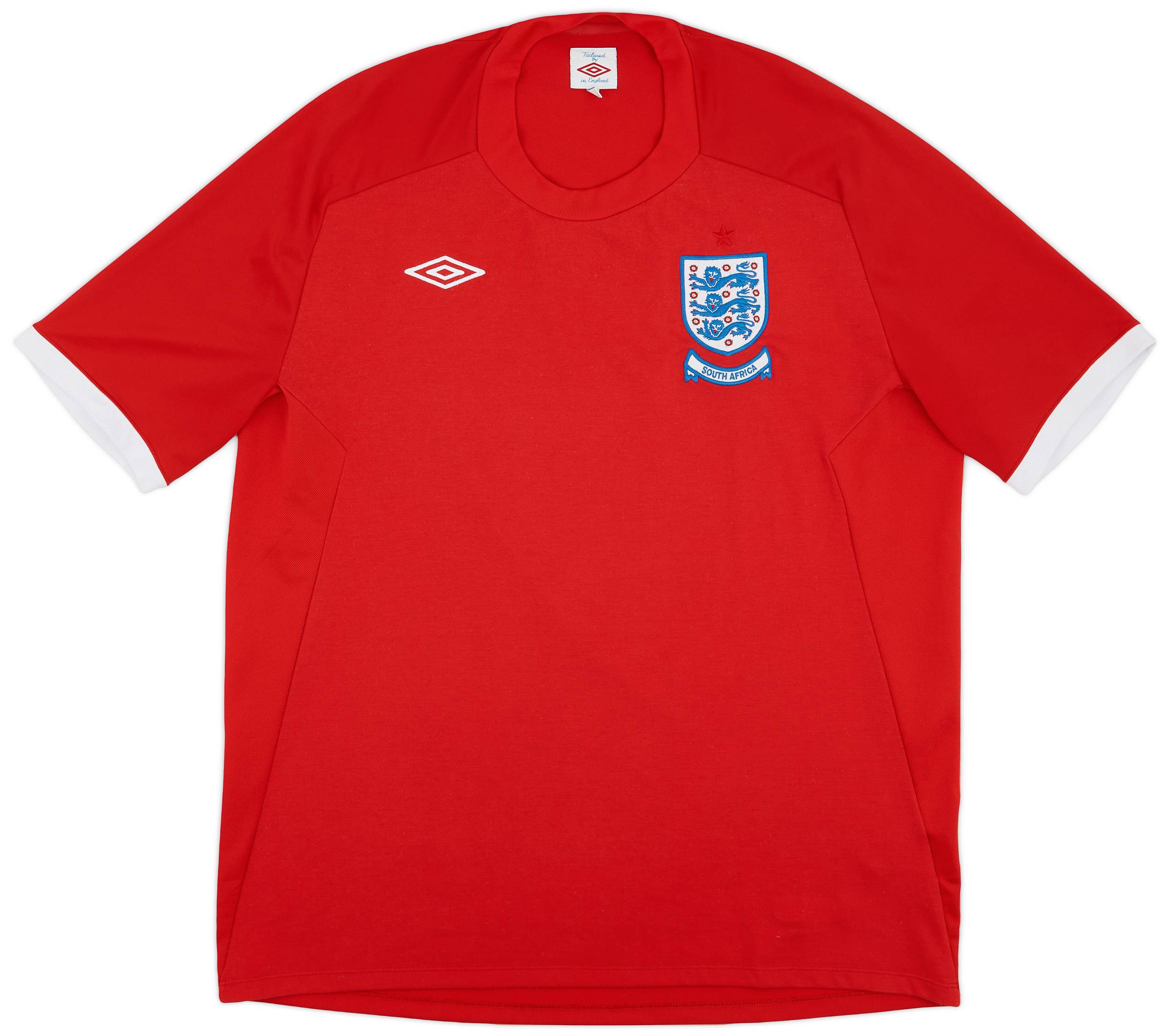 2010-11 England 'South Africa' Away Shirt - 8/10 - (XXL)