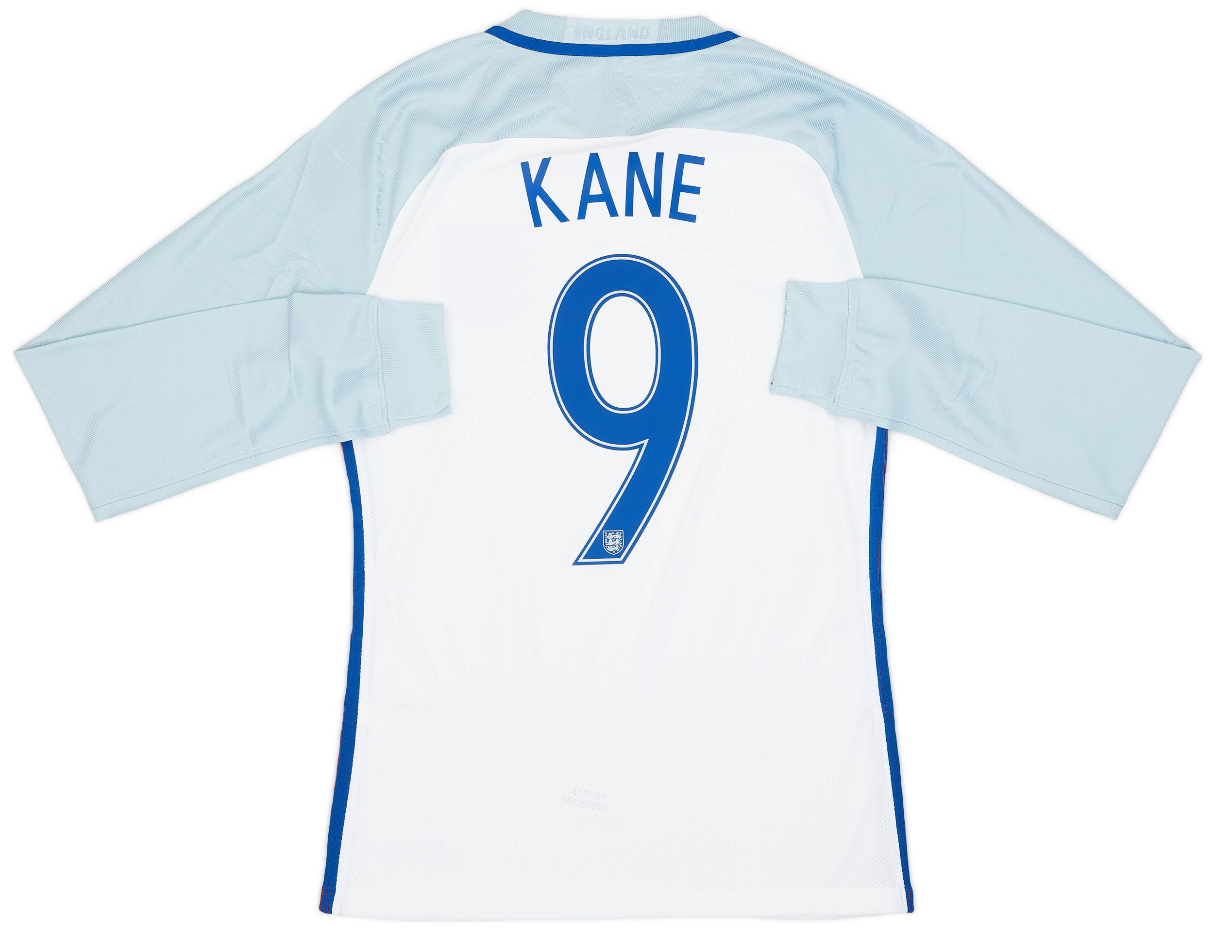 2016-17 England Authentic Home L/S Shirt Kane #9 (M)