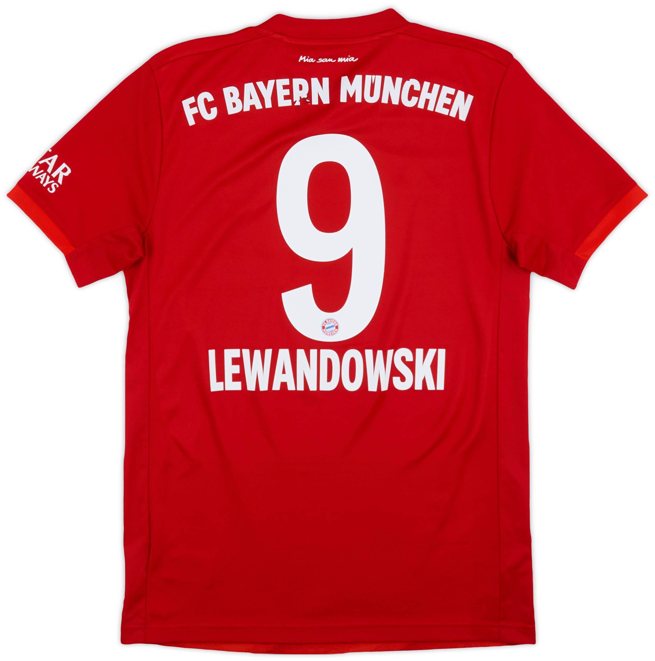 2019-20 Bayern Munich Home Shirt Lewandowski #9 - 7/10 - (S)