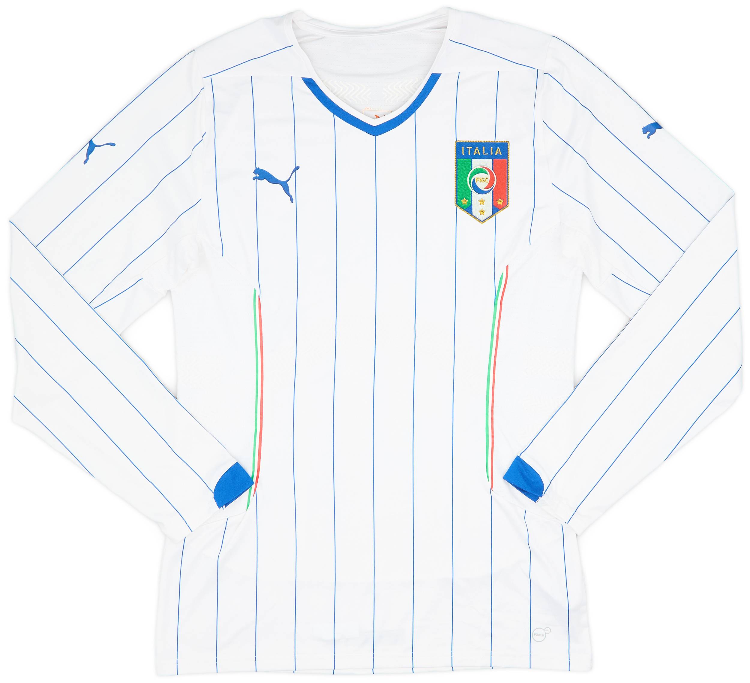 2014-15 Italy Player Issue Away L/S Shirt - 9/10 - (M)