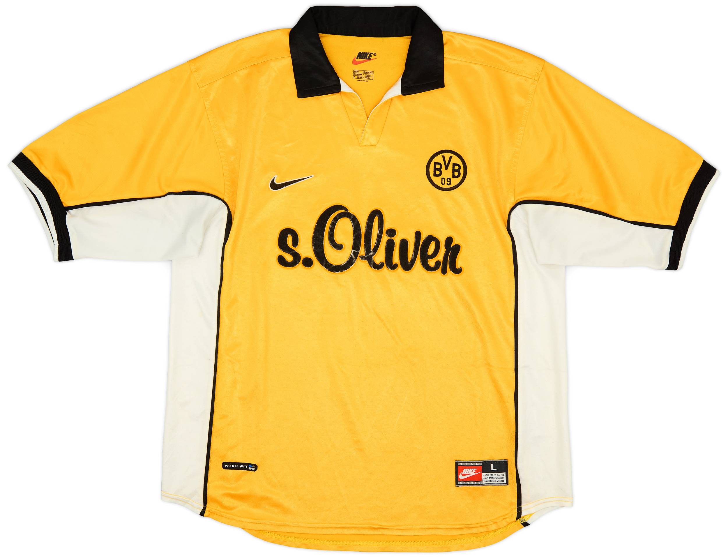 1998-00 Borussia Dortmund Home Shirt - 7/10 - (L)