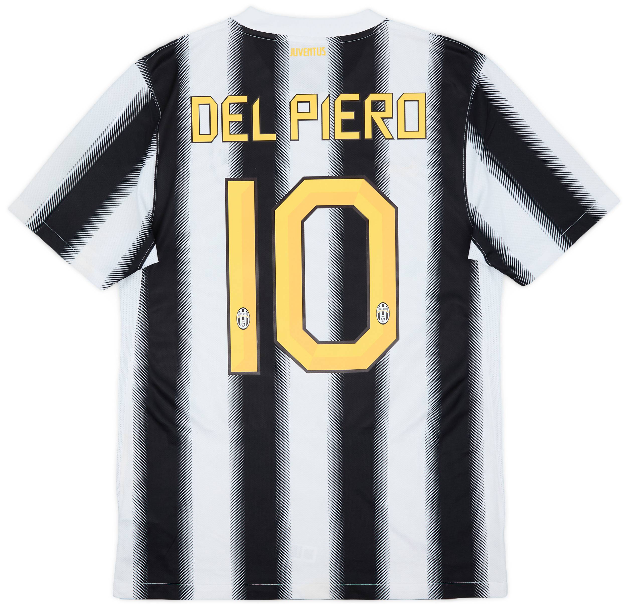 2011-12 Juventus Home Shirt Del Piero #10 - 8/10 - (S)