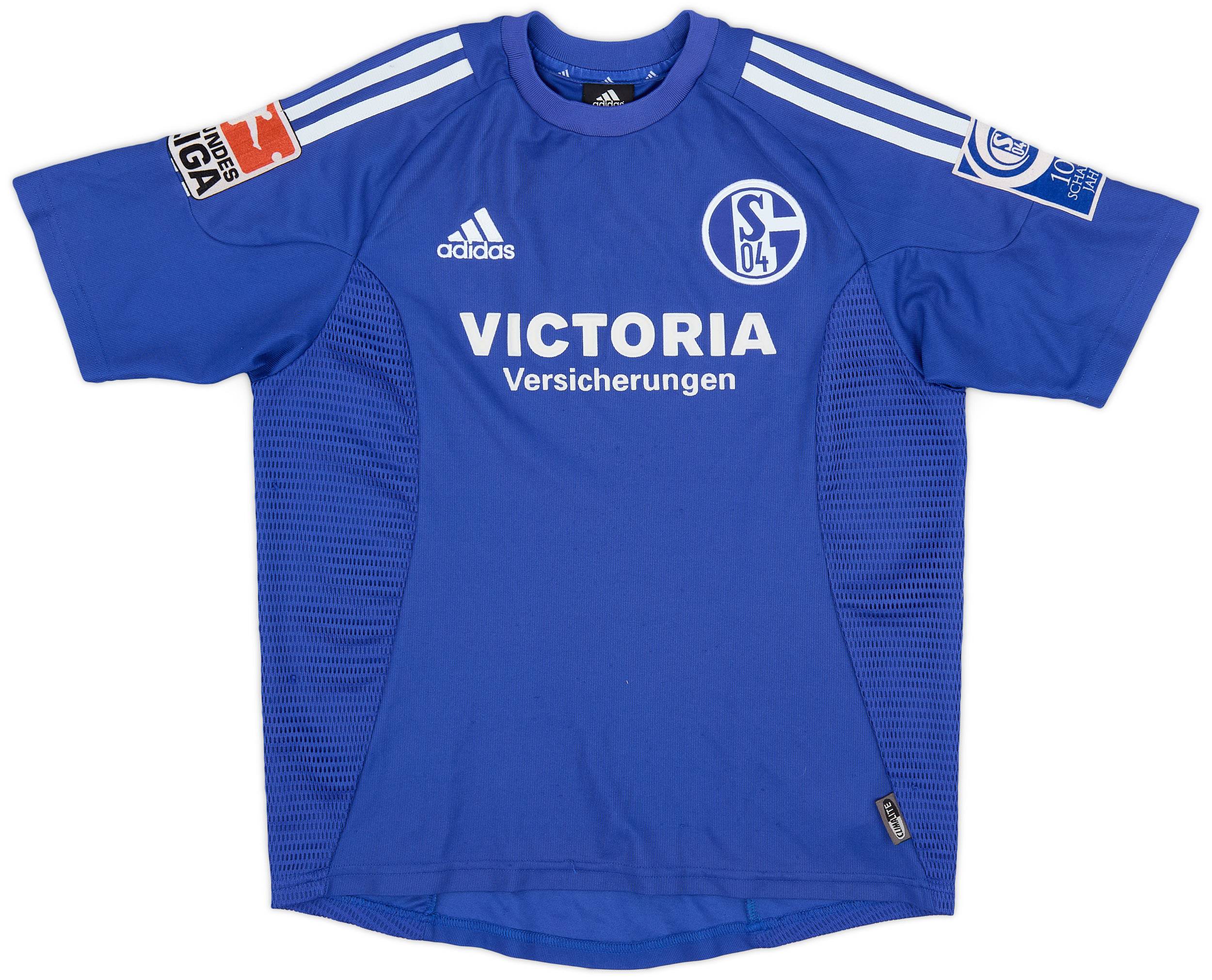 adidas FC Schalke 04 99/00ホームシャツLサイズ未使用品 adidas FC Schalke 04 99/00ホームシャツLサイズ未使用品