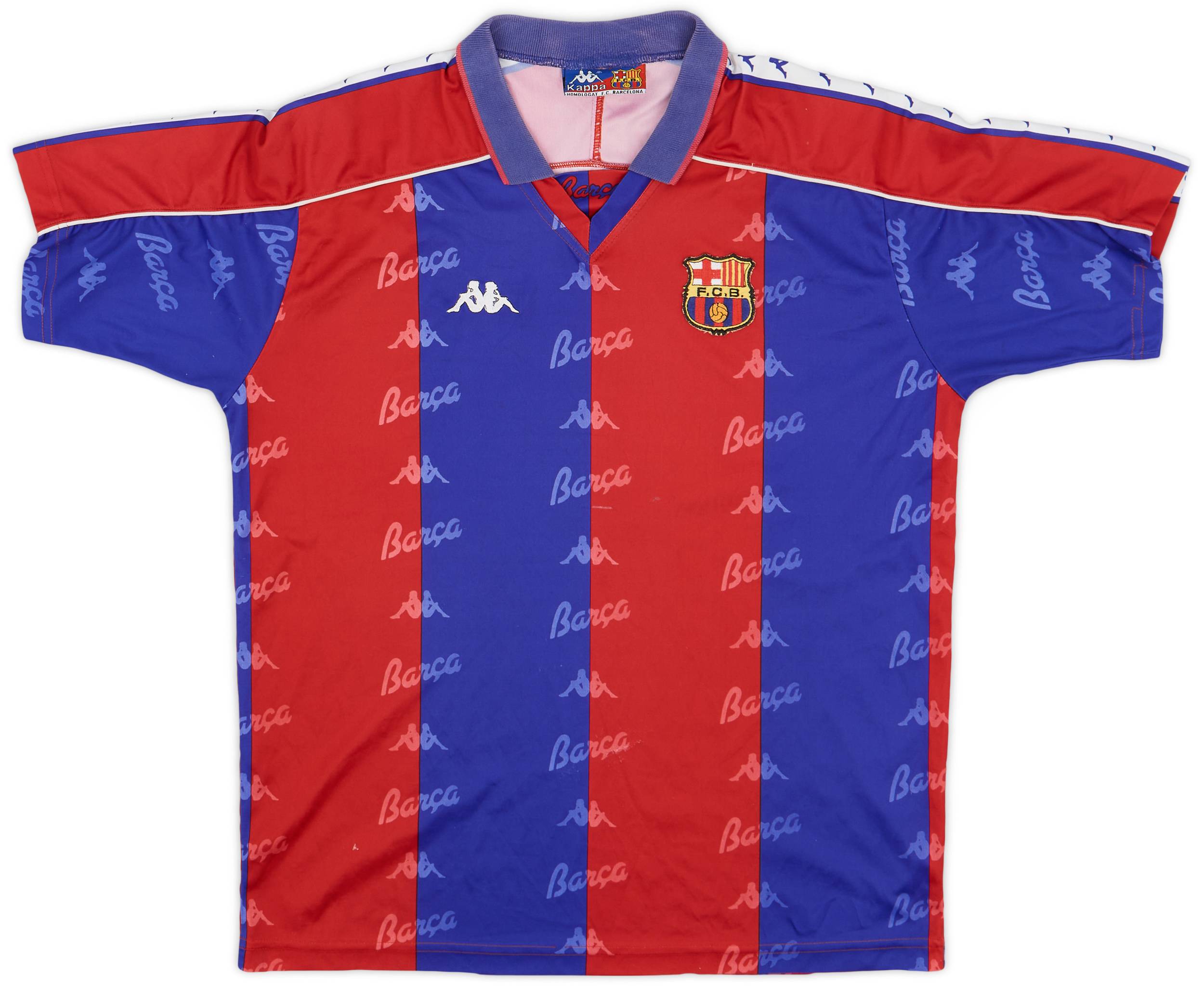 1992-95 Barcelona Home Shirt - 6/10 - (L)
