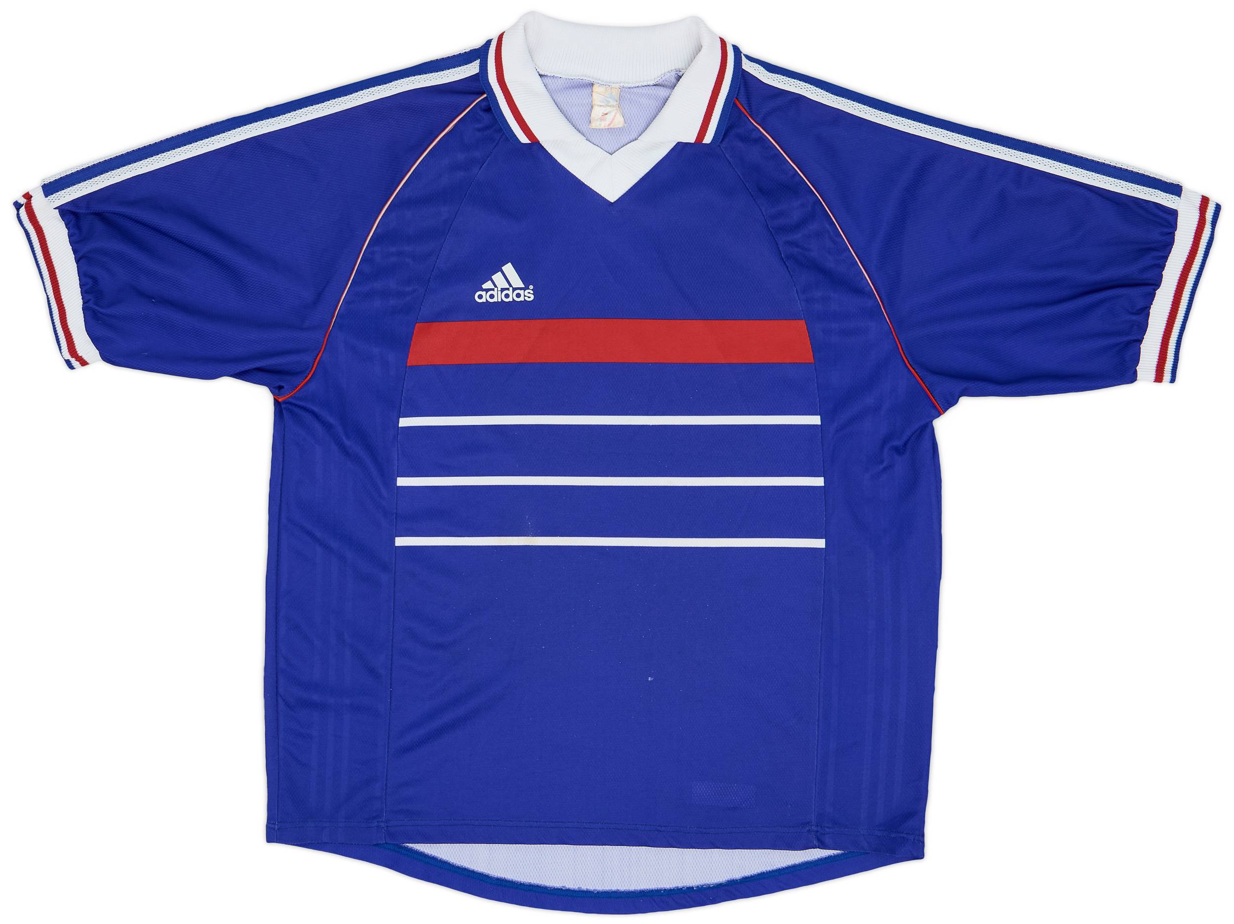 1998-99 adidas Template Shirt Shirt (France) - 8/10 - (XL)