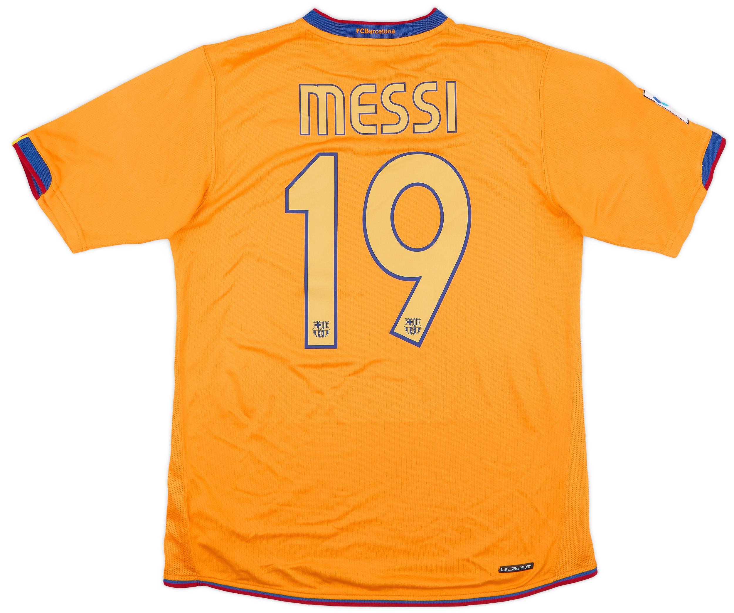 2006-08 Barcelona Away Shirt Messi #19 - 9/10 - (M)