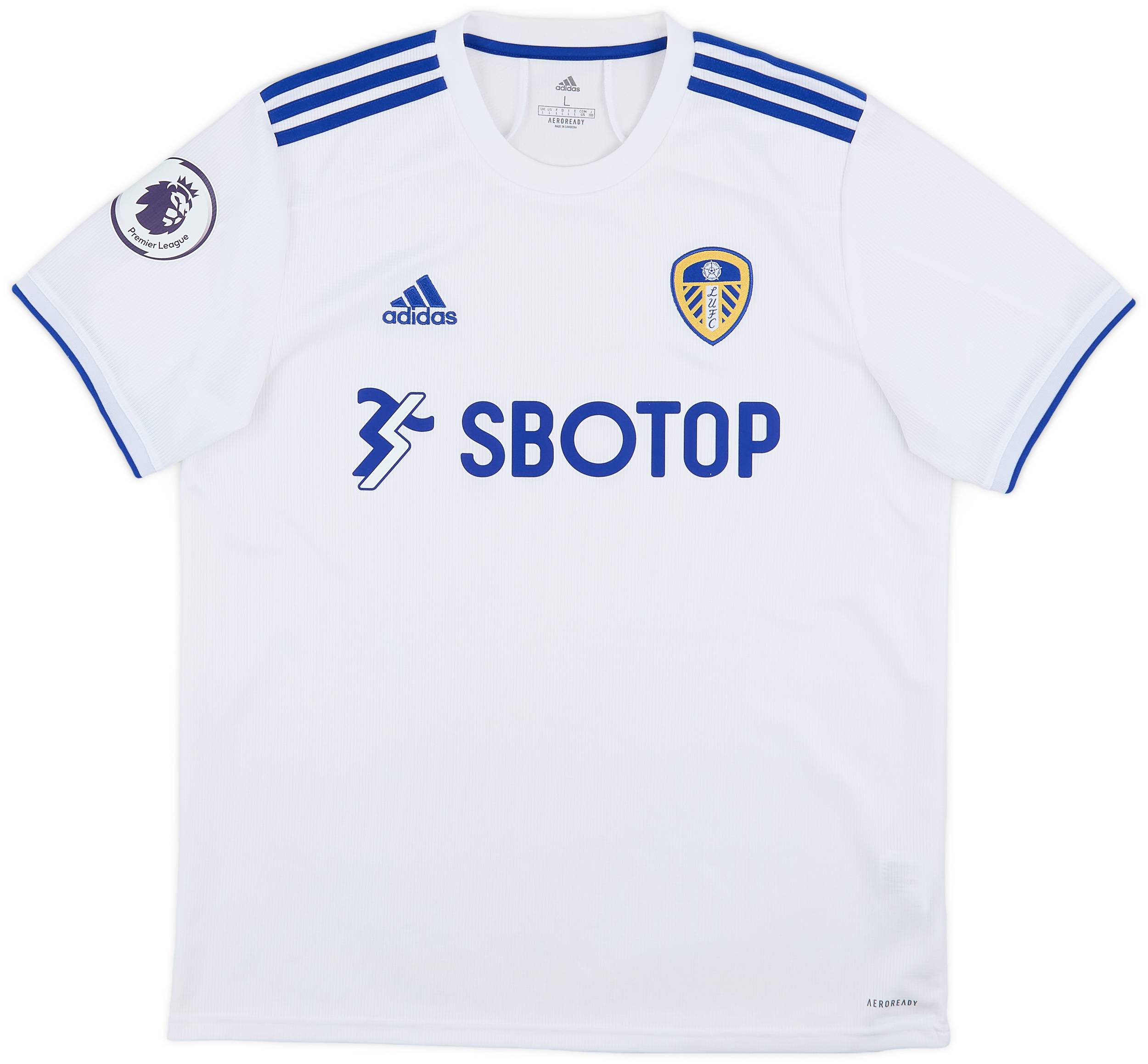 2020-21 Leeds United Home Shirt - 9/10 - (L)