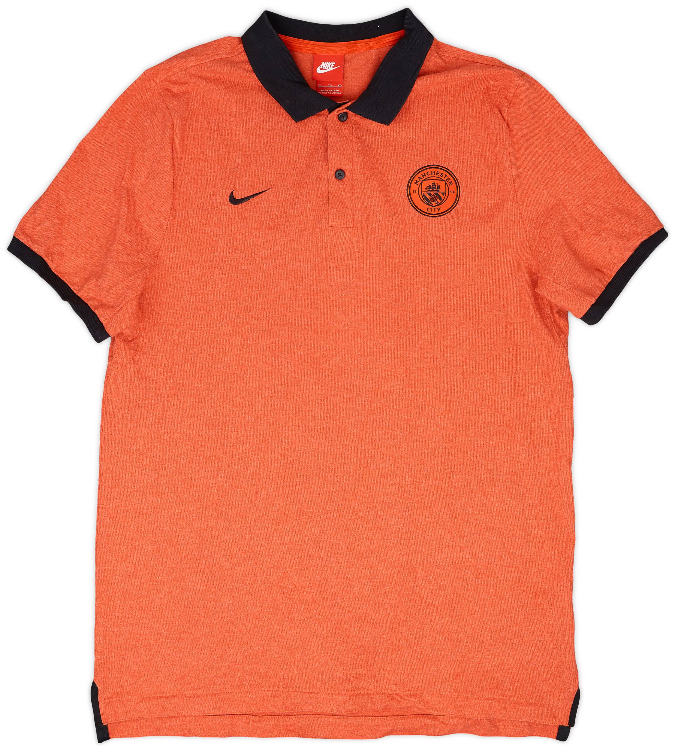 2016-17 Manchester City Nike Polo Shirt - 9/10 - (XL)