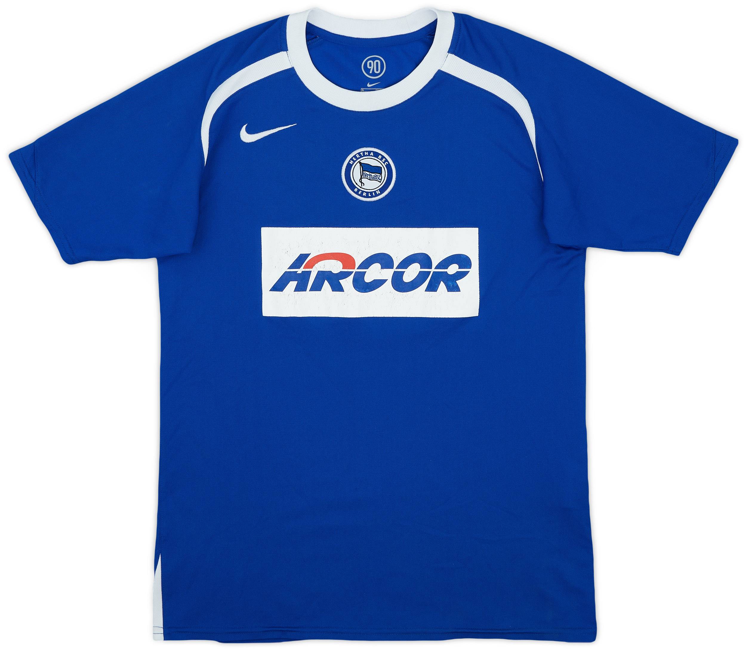 2005-06 Hertha Berlin Home Shirt - 7/10 - (XL.Boys)