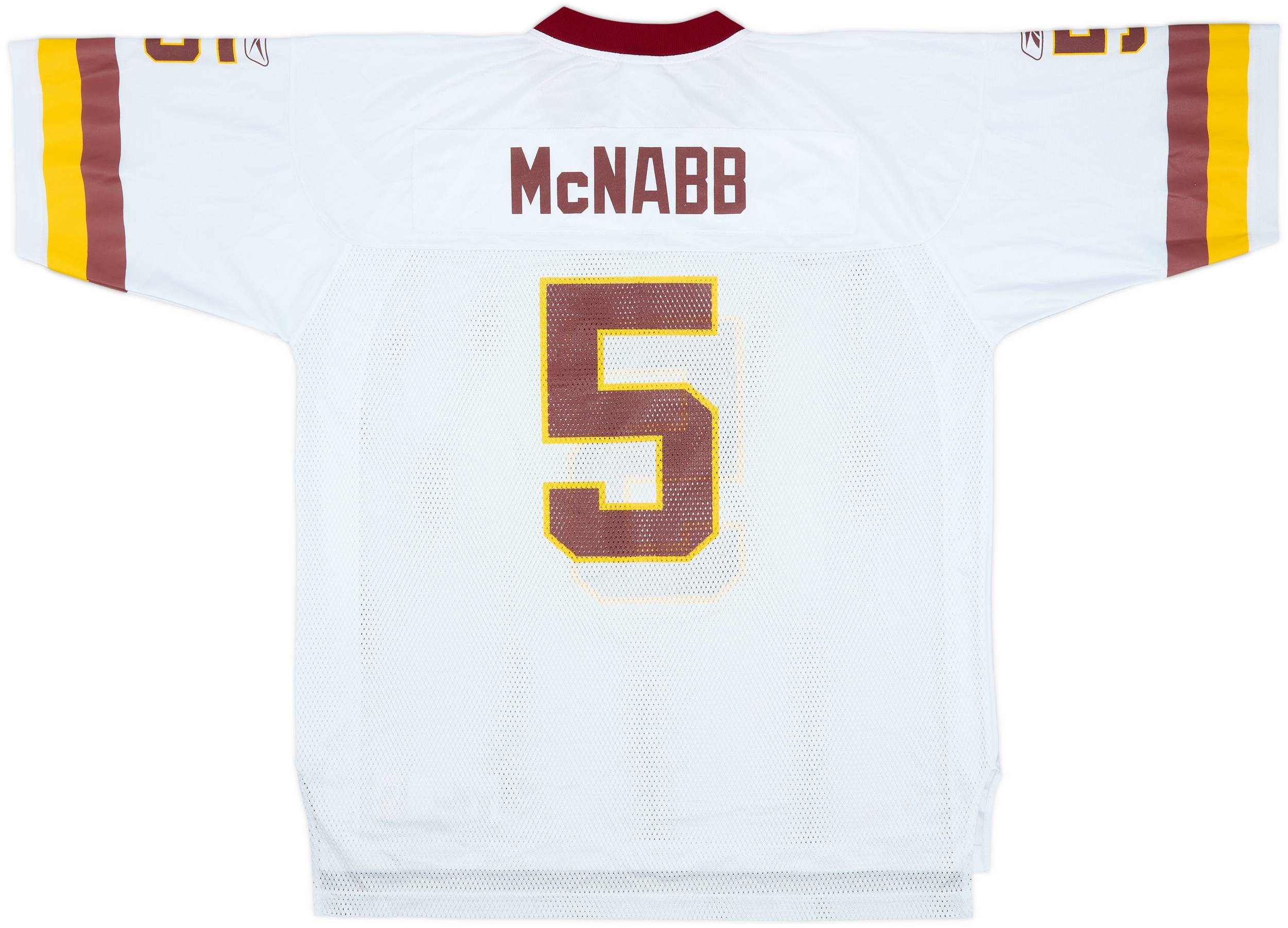 2010 Washington Redskins McNabb #5 Reebok On Field Away Jersey - 9