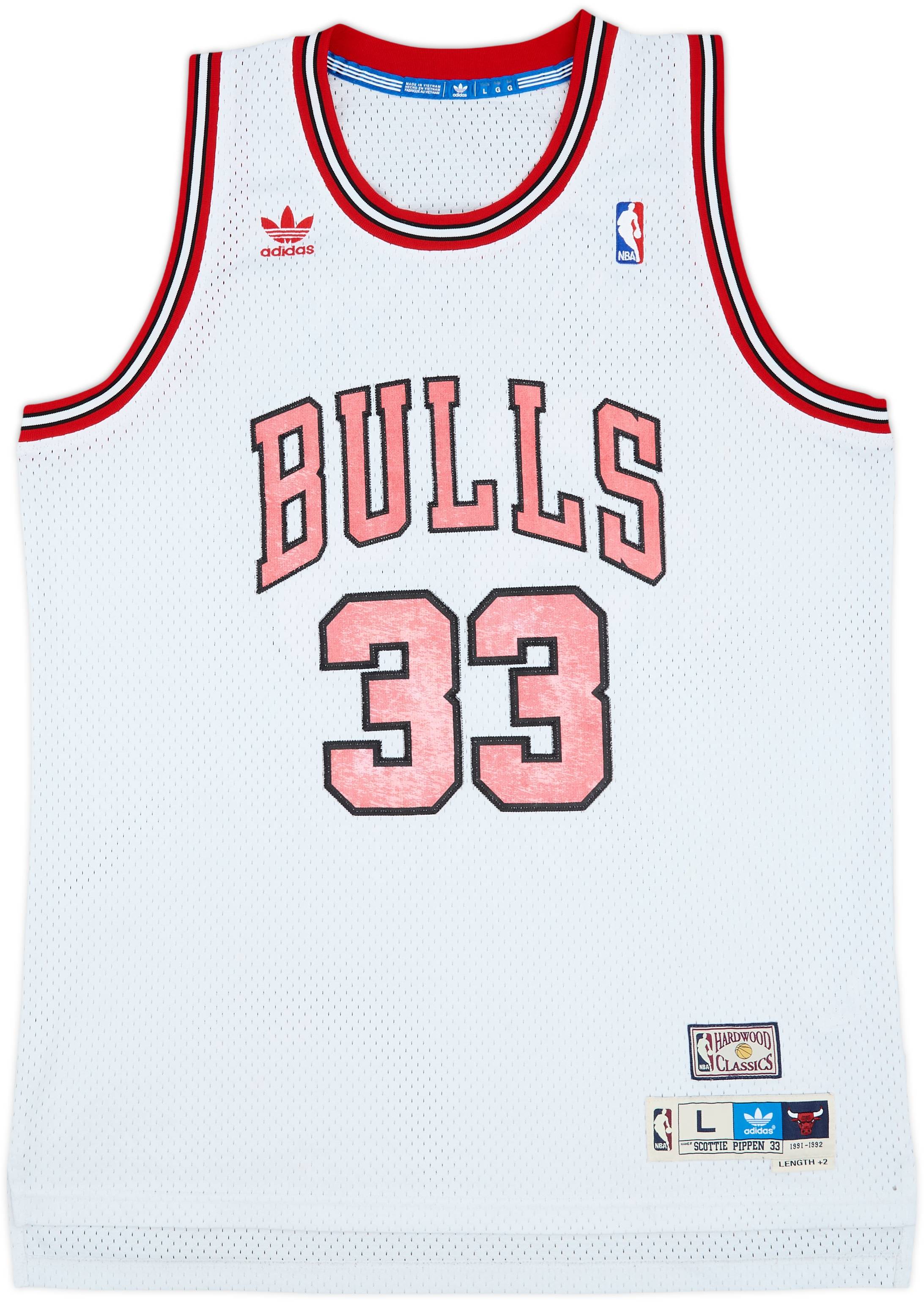 1991-92 Chicago Bulls Pippen #33 adidas Hardwood Classics Swingman