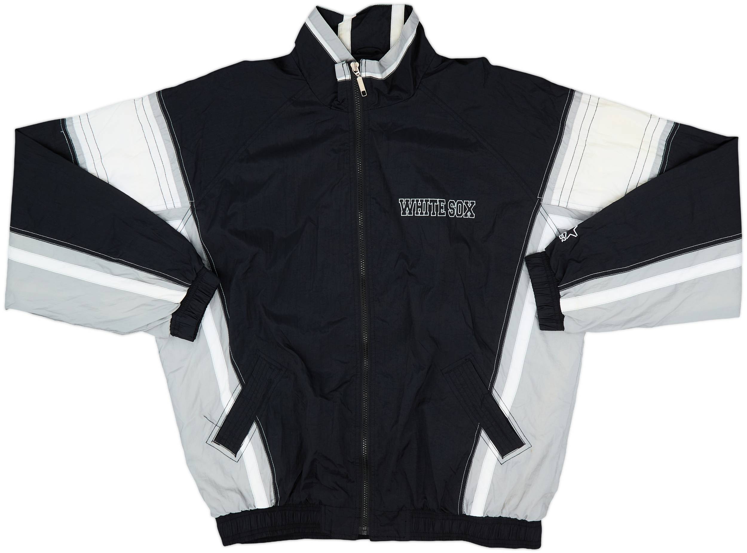 1990s Chicago White Sox Starter Windbreaker Jacket - 9/10 - (XL)