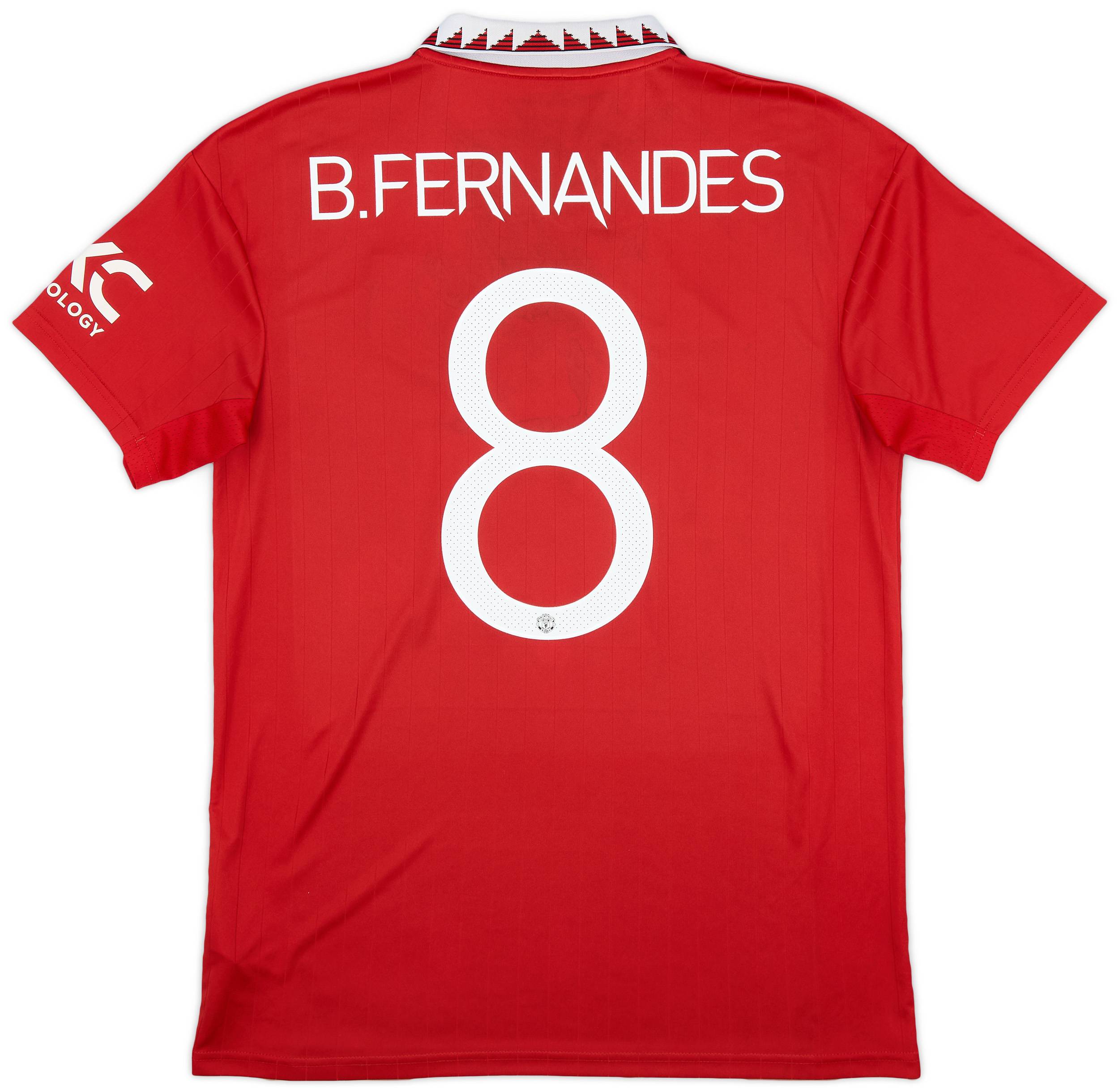 2022-23 Manchester United Home Shirt B.Fernandes #8 - 7/10 - (M)