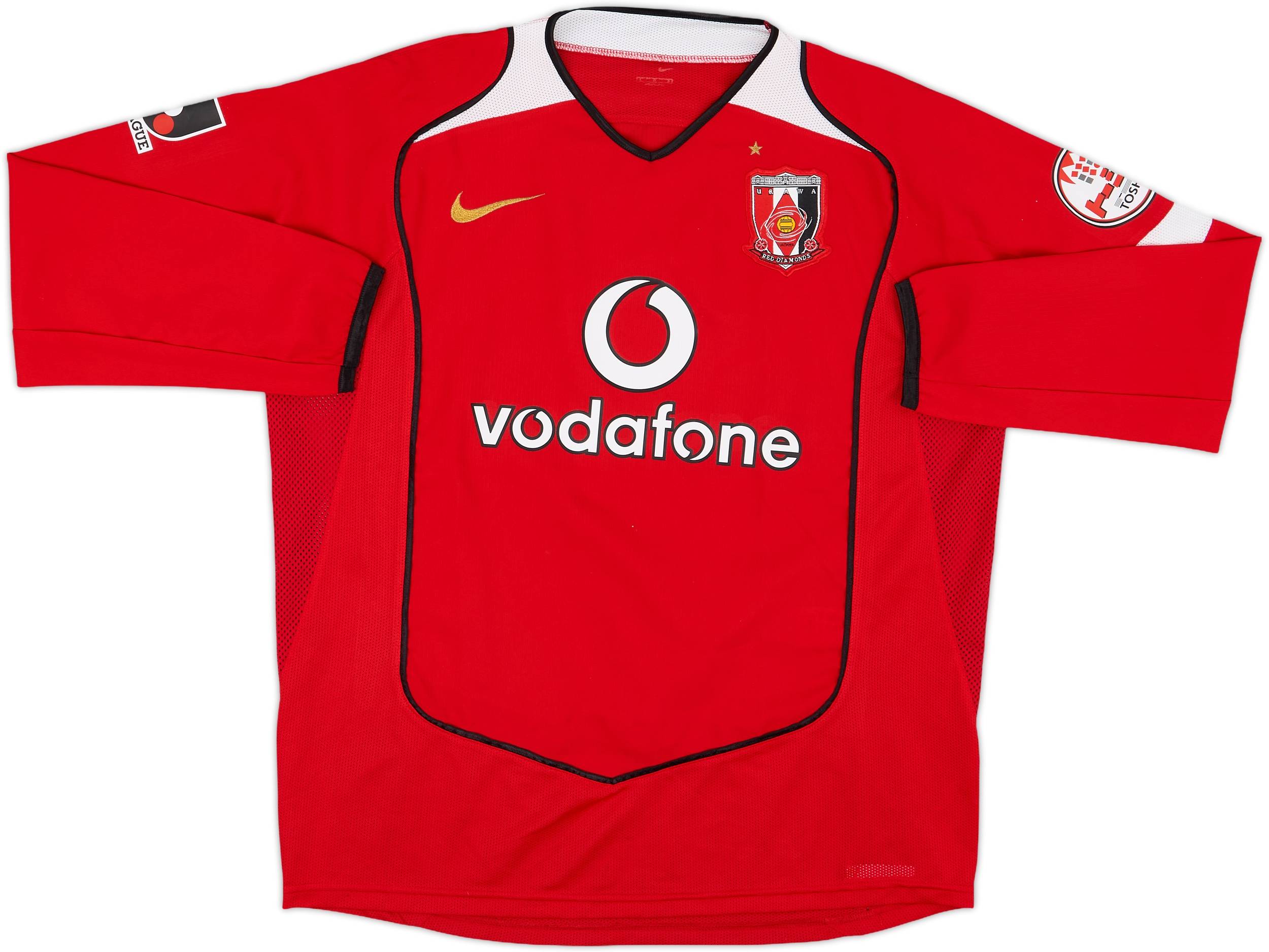 ウェア Alex Urawa Reds Diamonds 2005 longsleeve 2005 Urawa Red Diamonds Home L/S Shirt - 9/10 - (L)