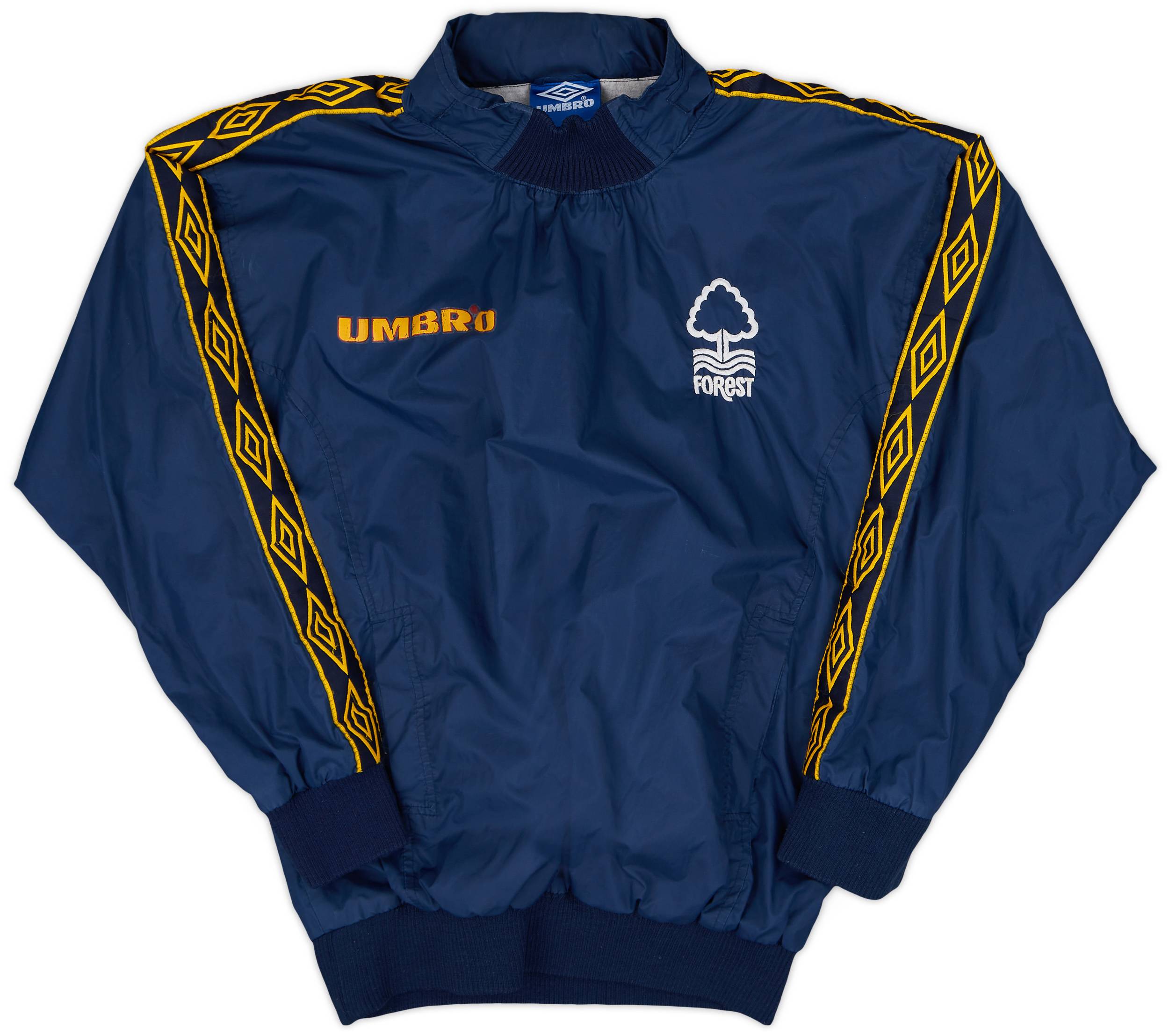 1996-97 Nottingham Forest Umbro Hooded Drill Top - 5/10 - (S)