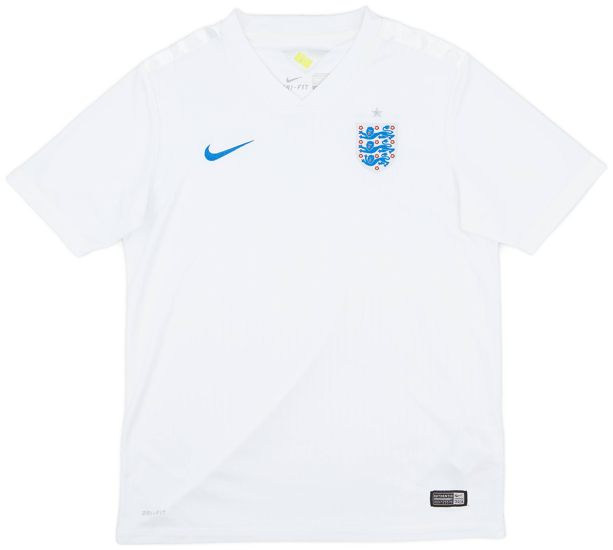 2014-15 England Home Shirt - 6/10 - (XL.Boys)