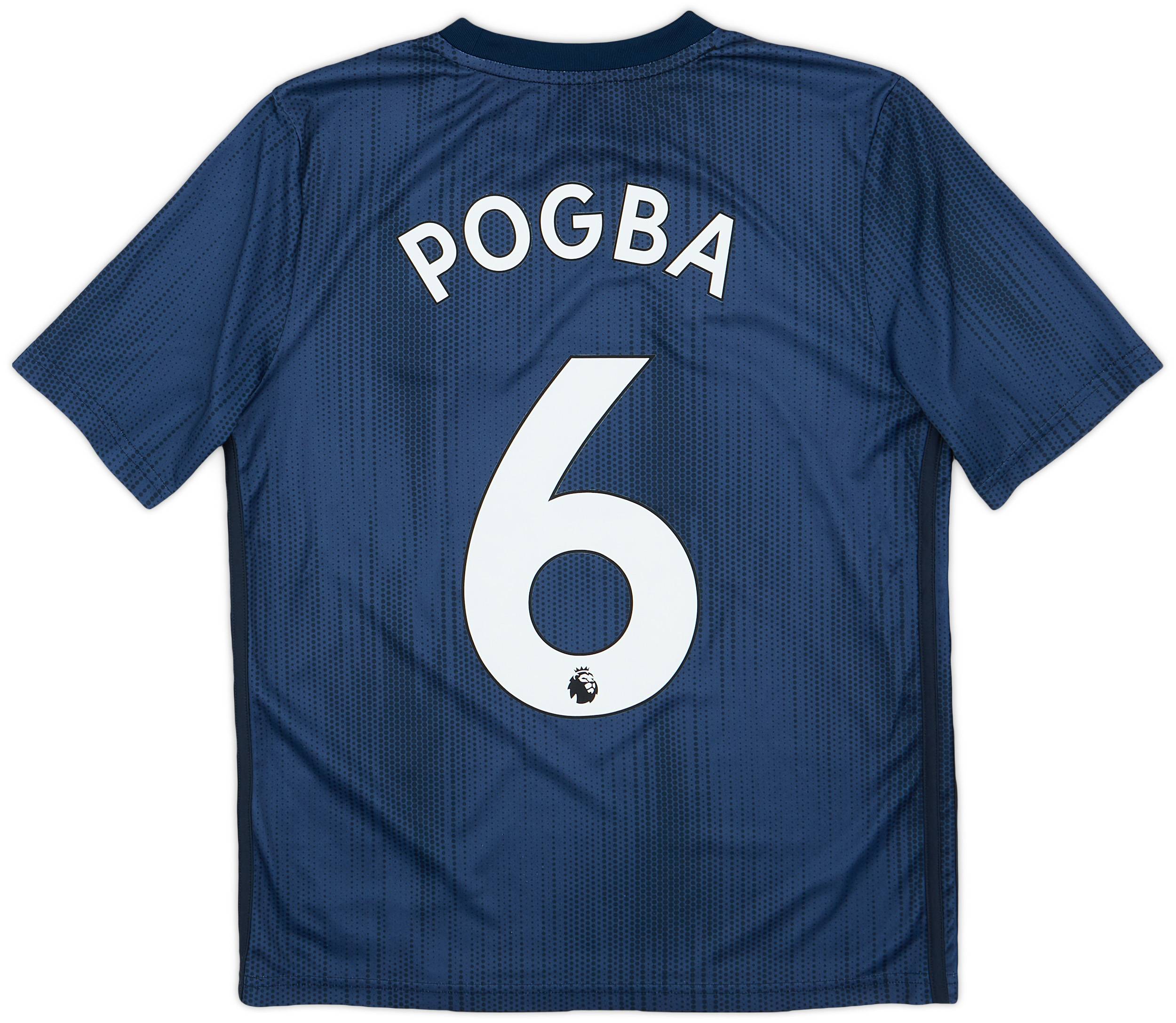 2018-19 Manchester United Third Shirt Pogba #6 - 9/10 - (L.Boys)