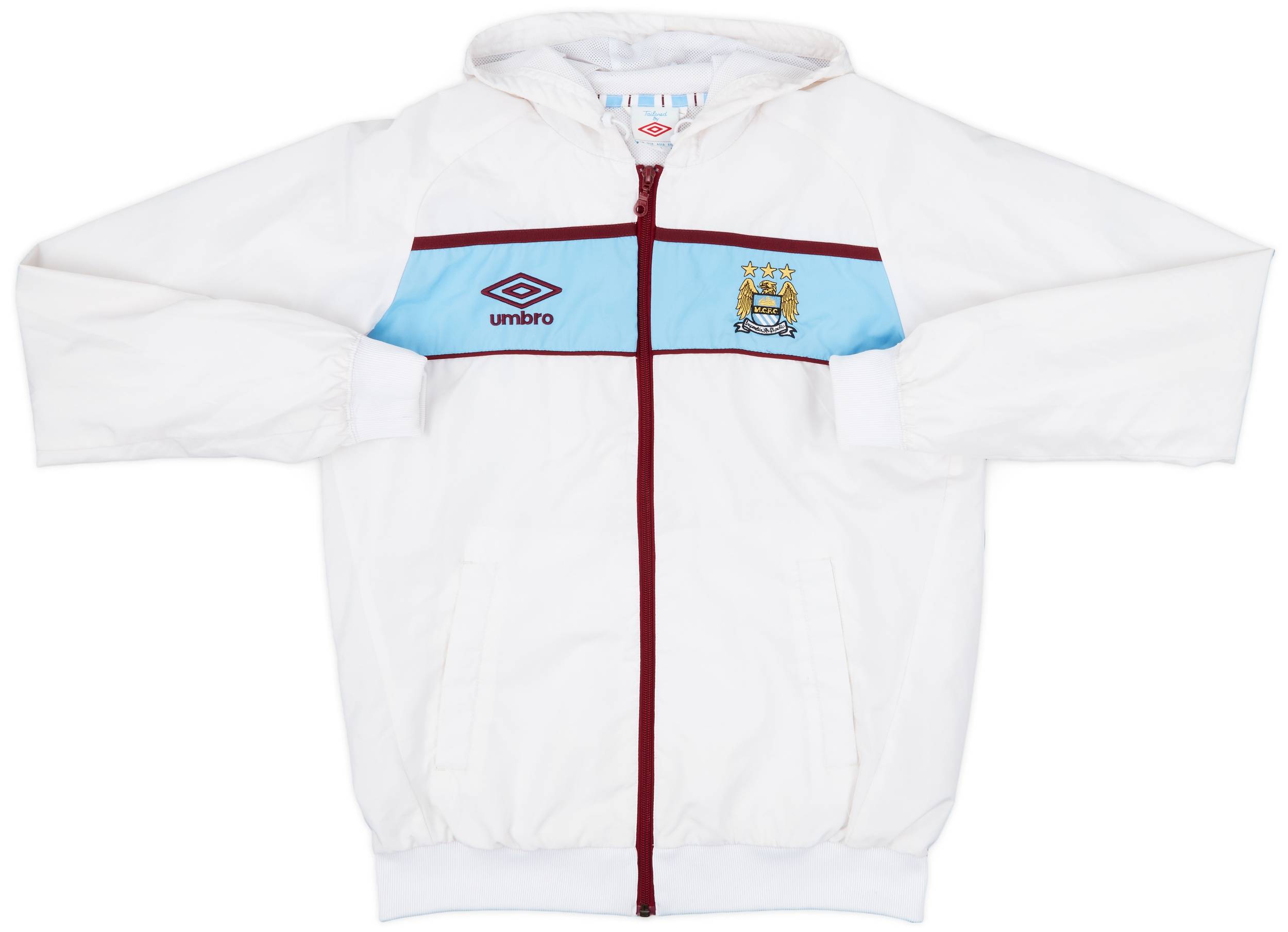 2011-12 Manchester City Umbro Hooded Rain Jacket - 7/10 - (M)