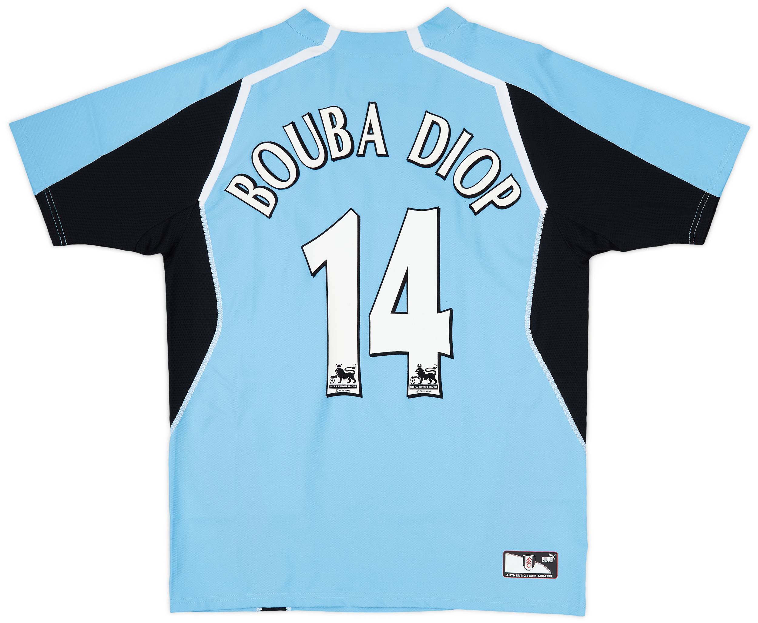 2004-05 Fulham Away Shirt Bouba Diop #14 (L)