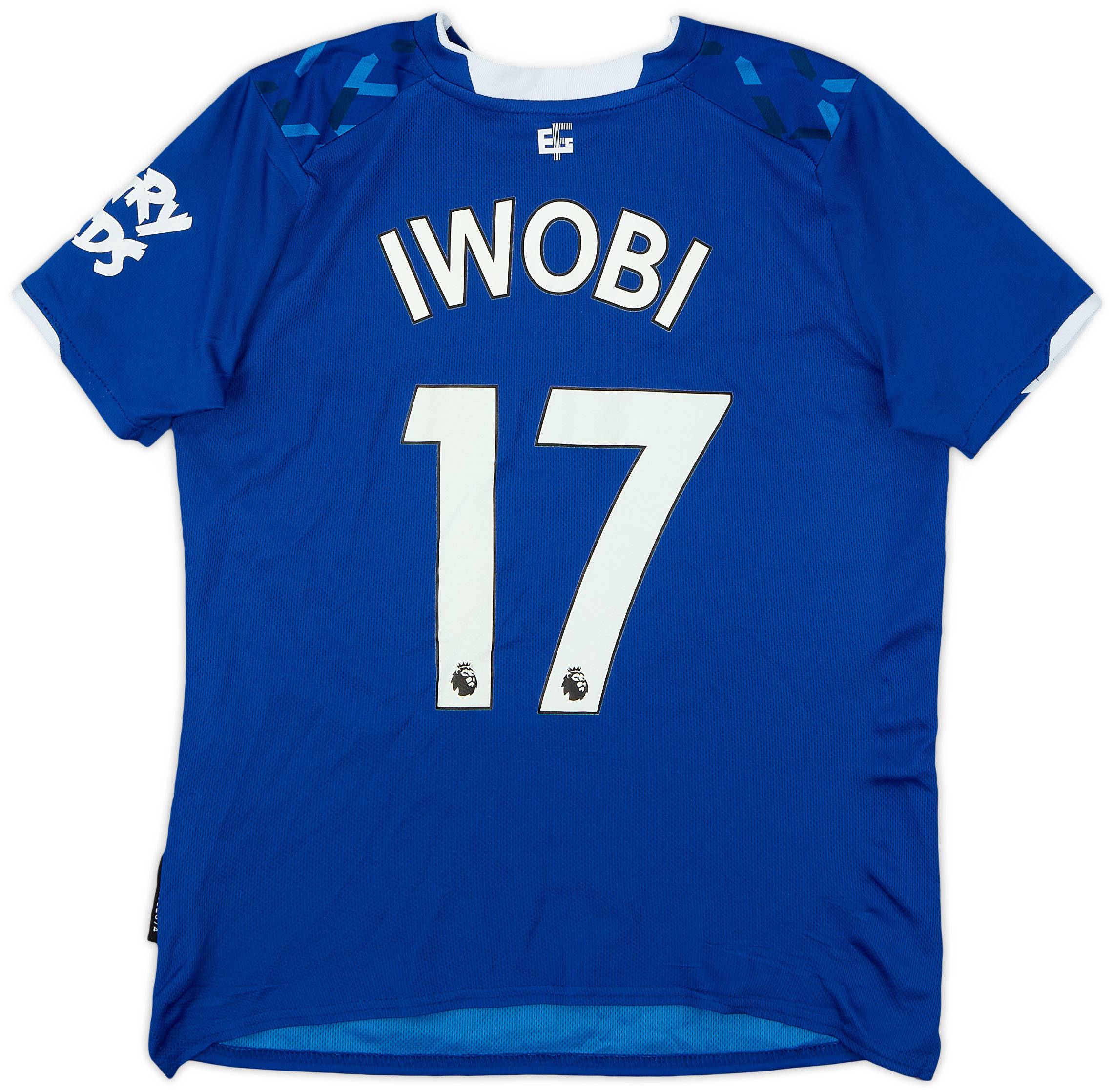 2019-20 Everton Home Shirt Iwobi #17 - 8/10 - (7-8 Years)