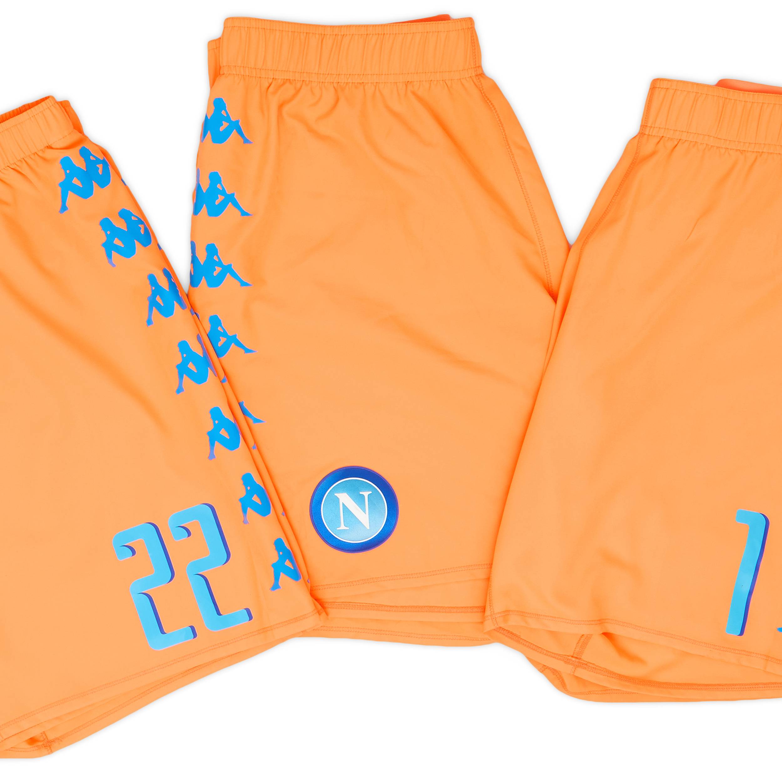 2016-17 Napoli Player Issue GK Home Shorts # - 7/10 - (XXL)