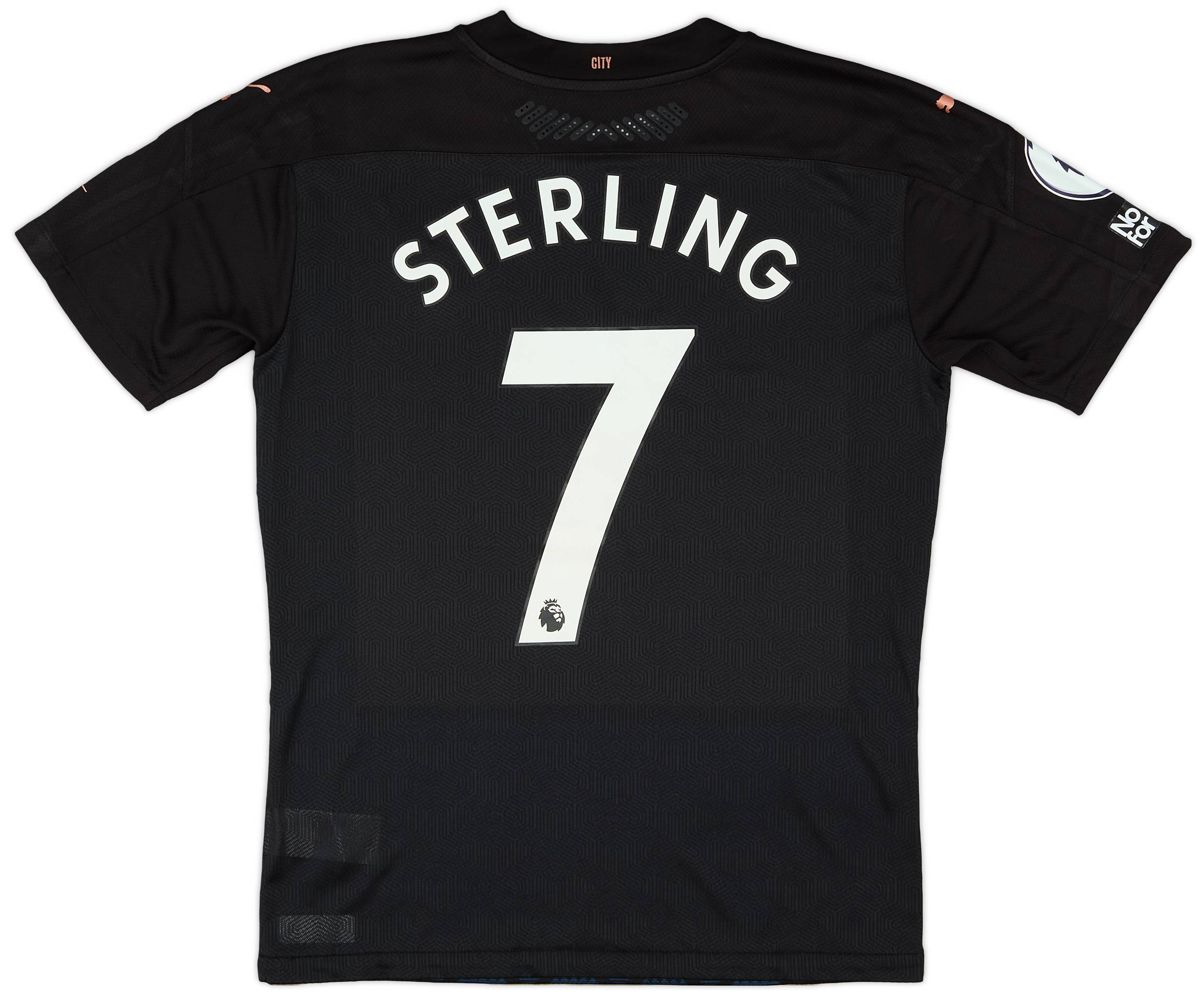 ウェア MANCHESTER CITY PUMA 20/21 7 STERLING 2020-21 Manchester City Match Issue Away Shirt Sterling #7