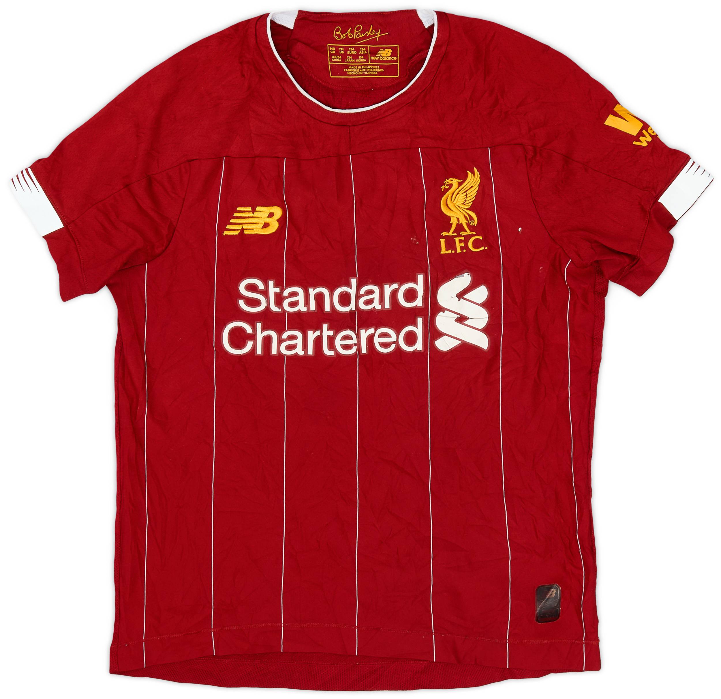 2019-20 Liverpool Home Shirt - 5/10 - (M.Boys)