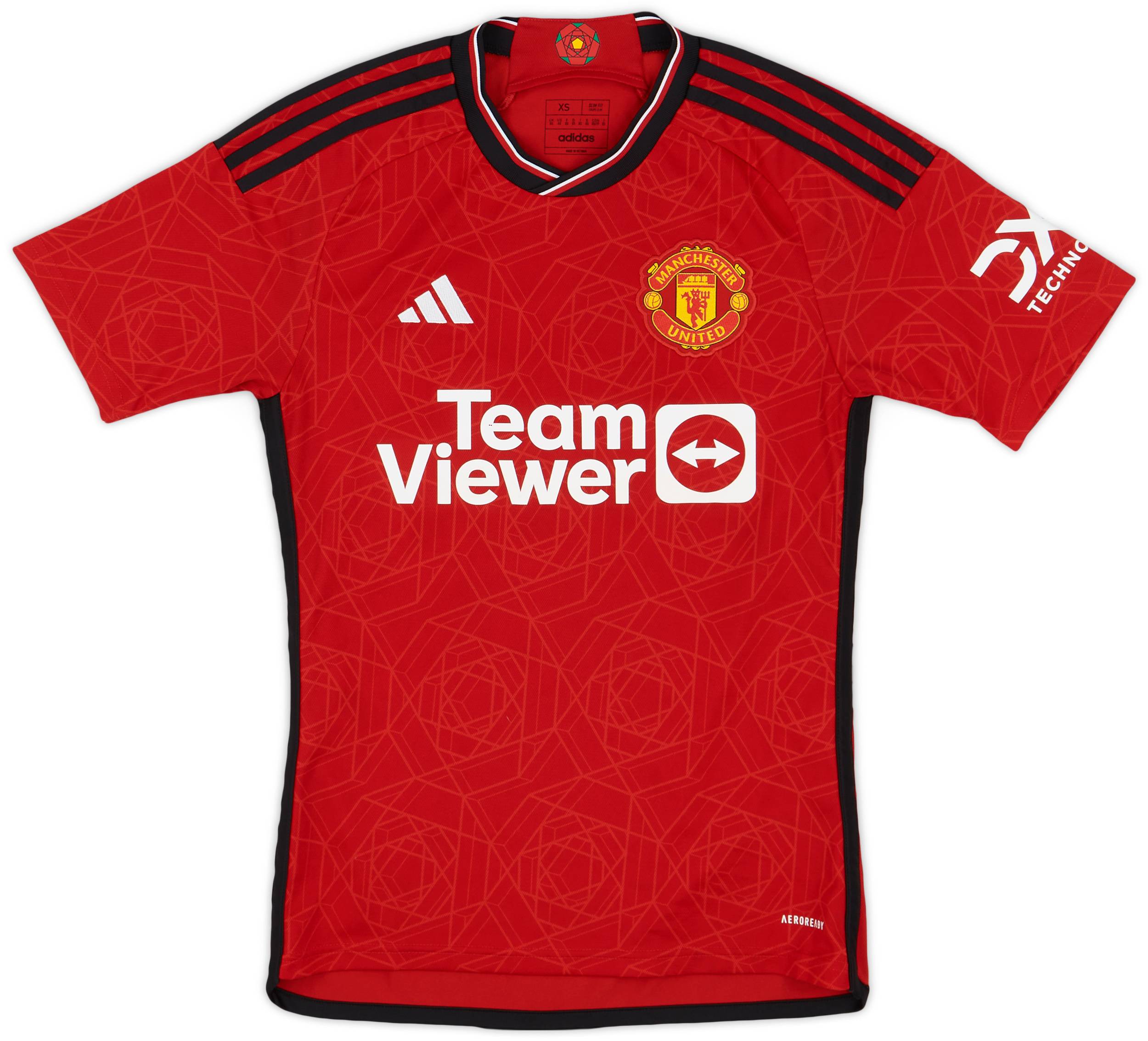 2023-24 Manchester United Home Shirt - 8/10 - (XS)