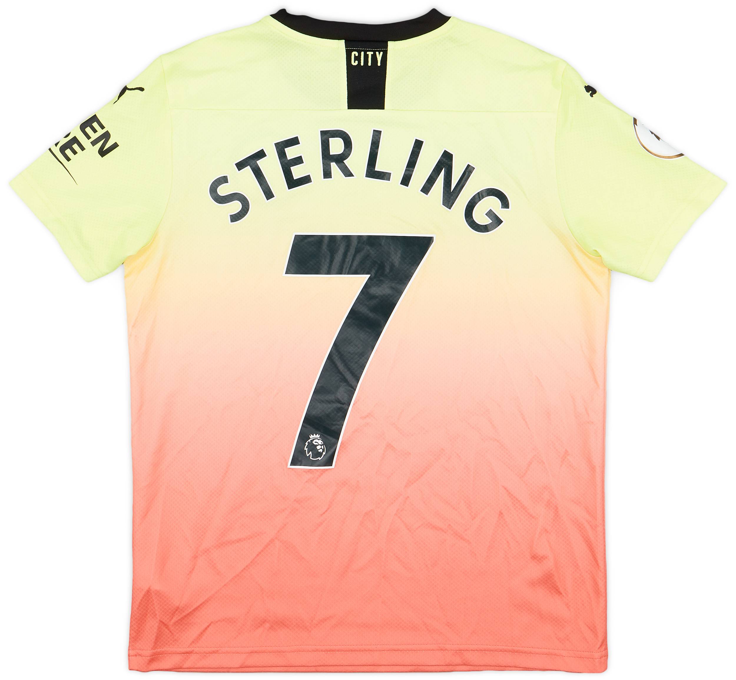 2019-20 Manchester City Third Shirt Sterling #7 - 8/10 - (L.Boys)