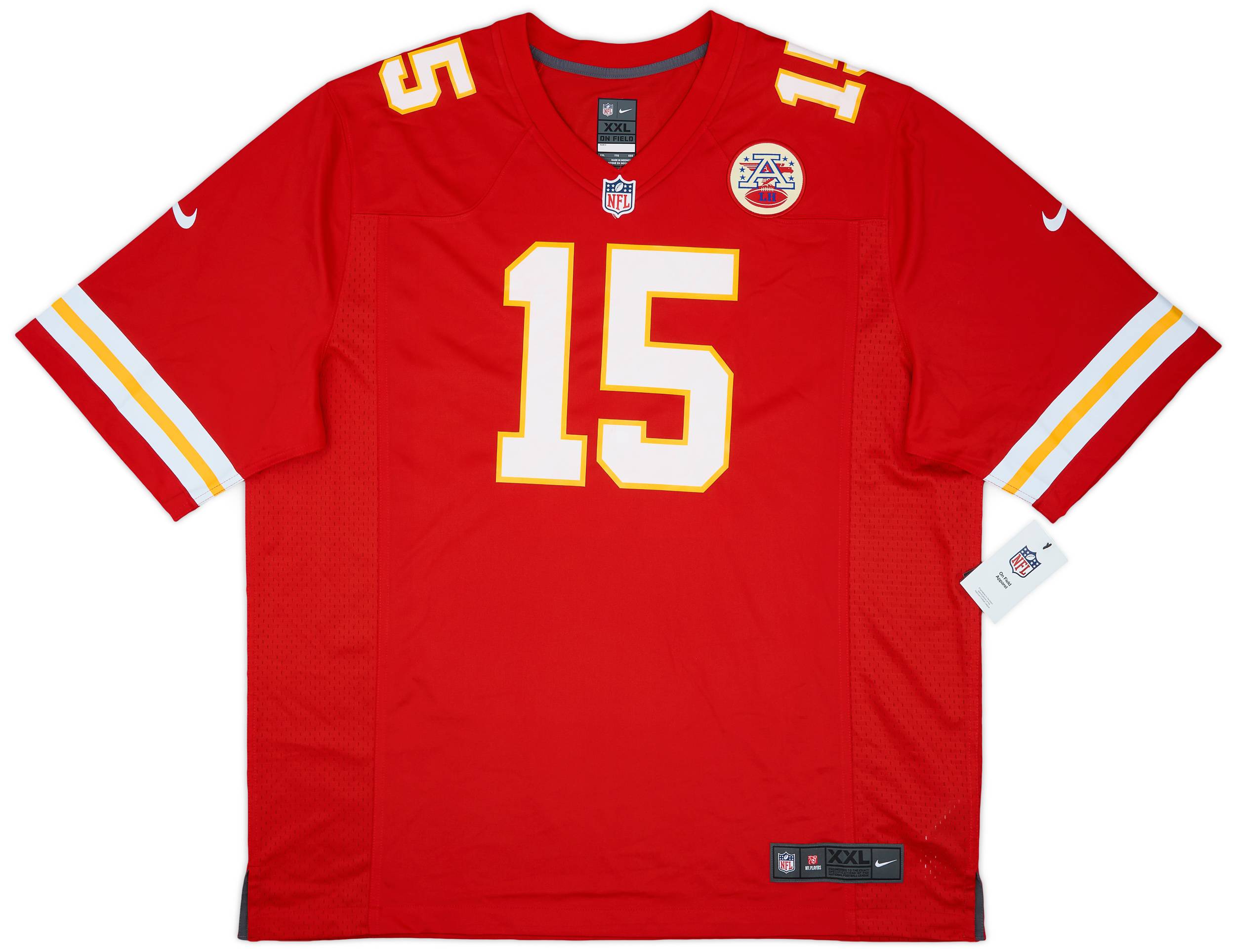 2017-24 Kansas City Chiefs Mahomes #15 Nike Game Home Jersey (XXL)