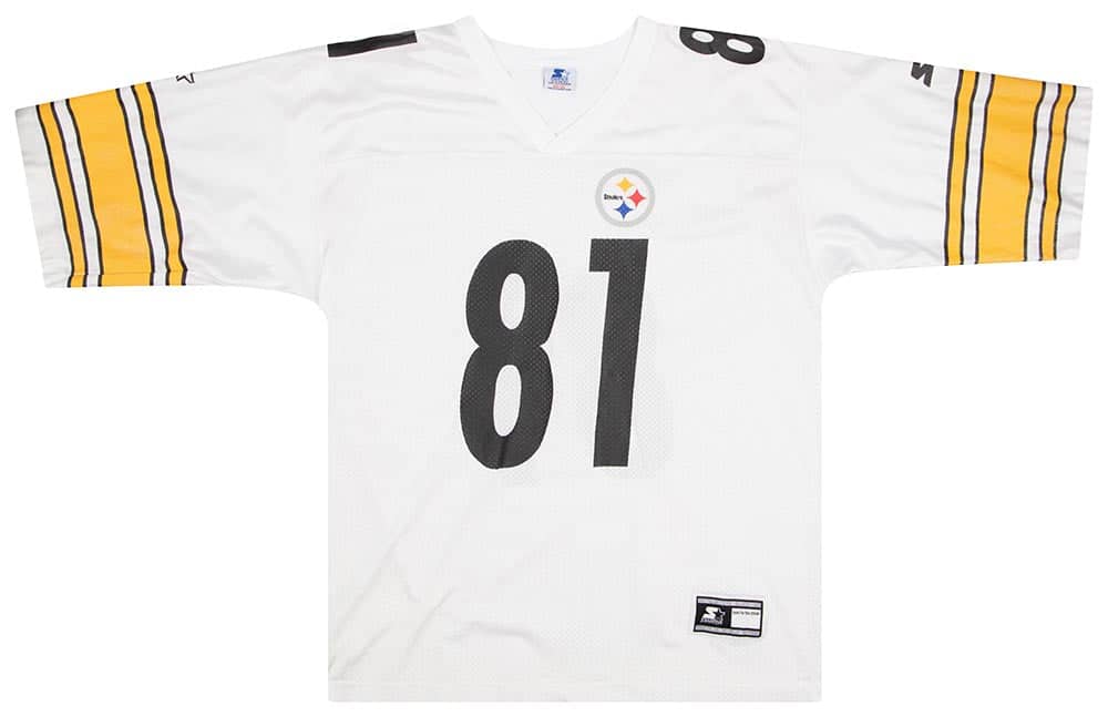 1997-98 Pittsburgh Steelers Johnson #81 Starter Jersey (Away) XL