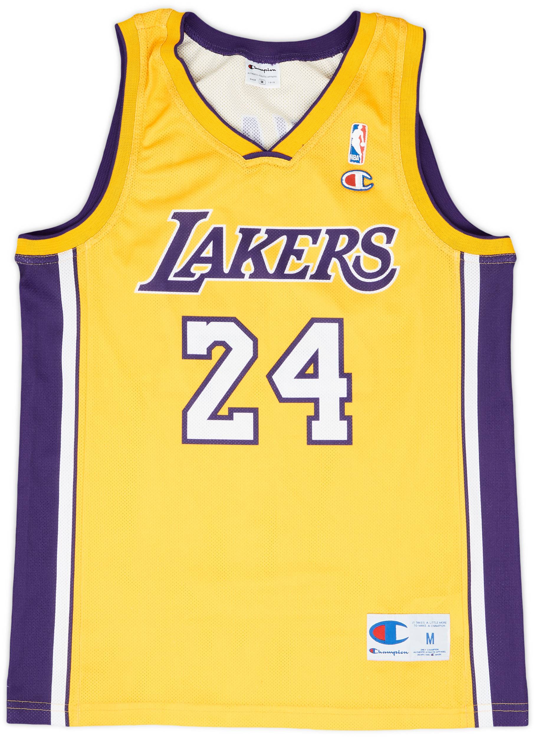 2006-10 LA Lakers Bryant #24 Champion Home Jersey - 8/10 - (M)