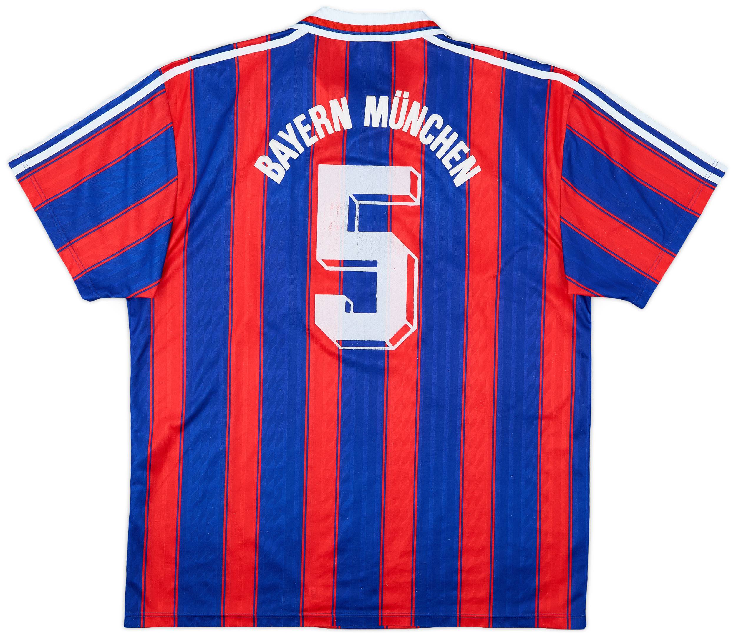 1995-97 Bayern Munich Home Shirt #5 - 5/10 - (XL)