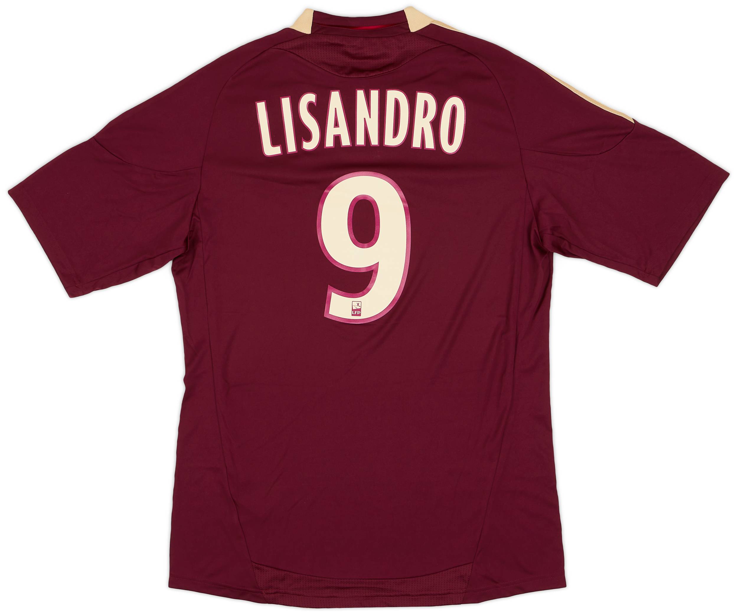 2010-11 Lyon Away Shirt Lisandro #9 (M)