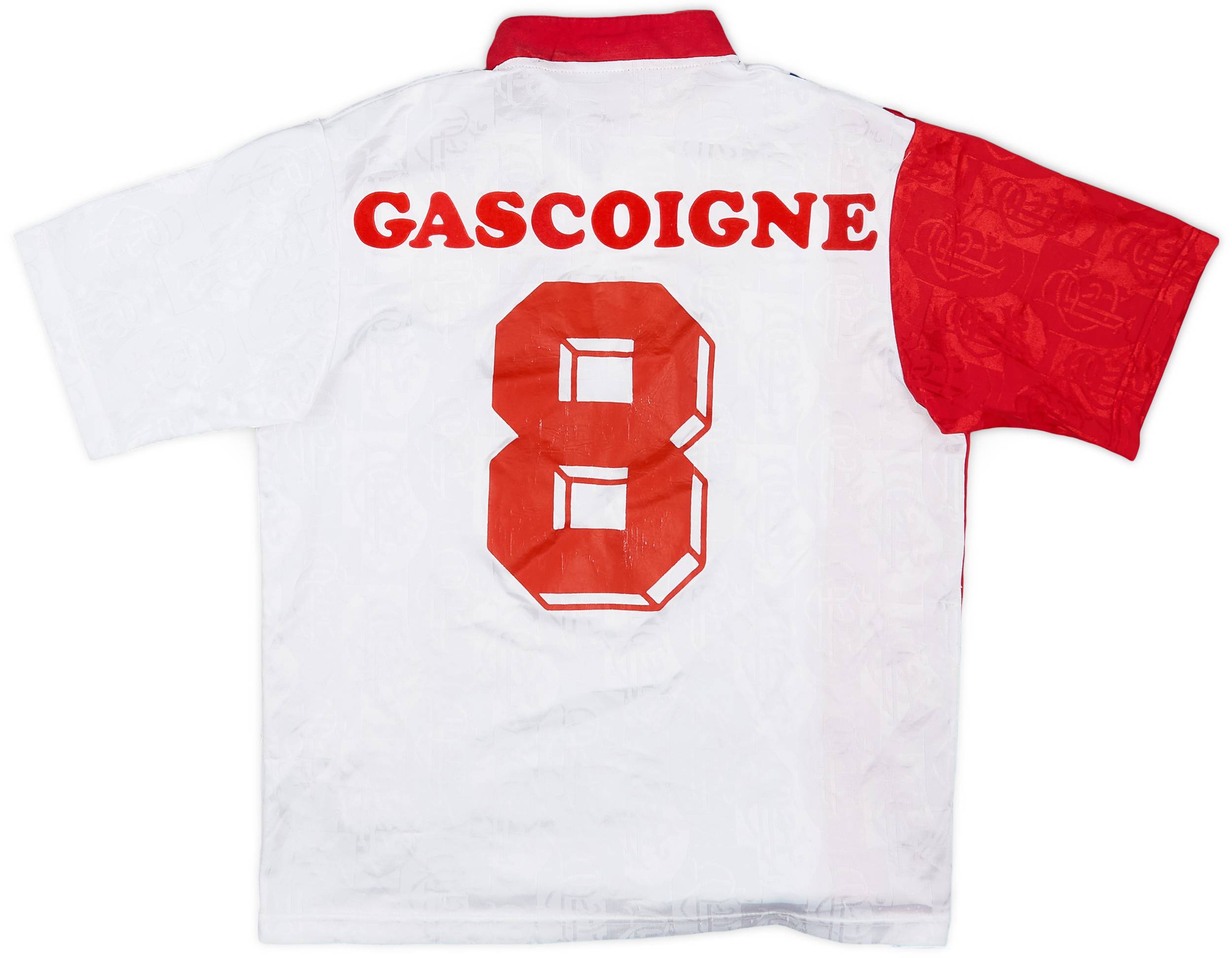 1996-97 Rangers Away Shirt Gascoigne #8 - 6/10 - (Y)