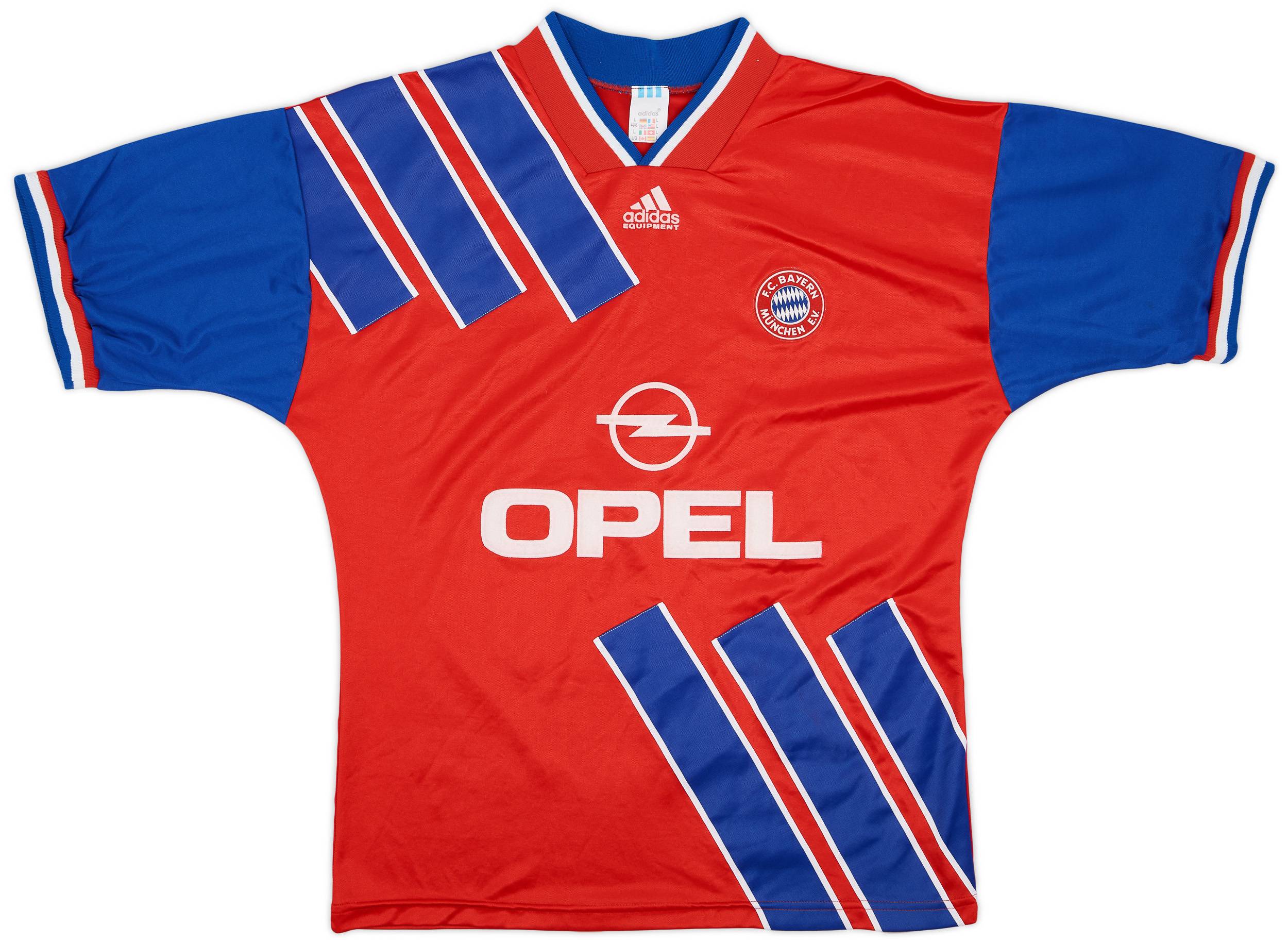 1993-95 Bayern Munich Home Shirt - 9/10 - (L/XL)