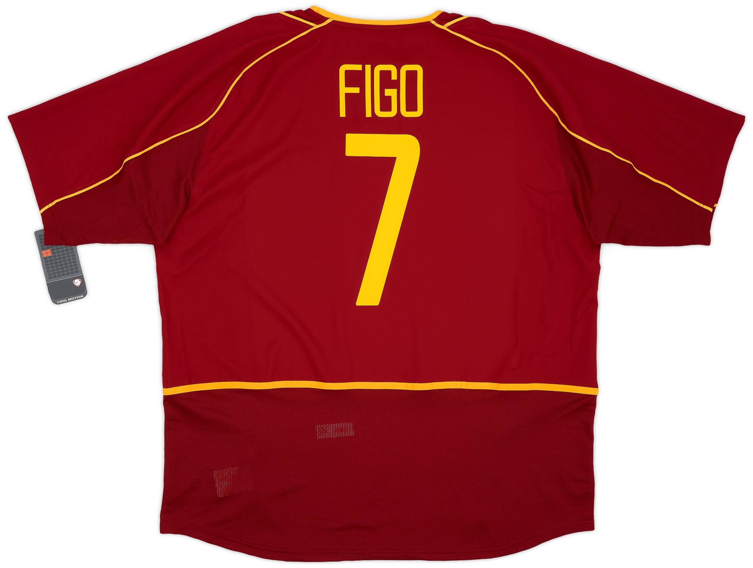 フィーゴ　ポルトガル代表　Portugal XLサイズ football 2002-04 Portugal Home Shirt Figo #7 (XXL)
