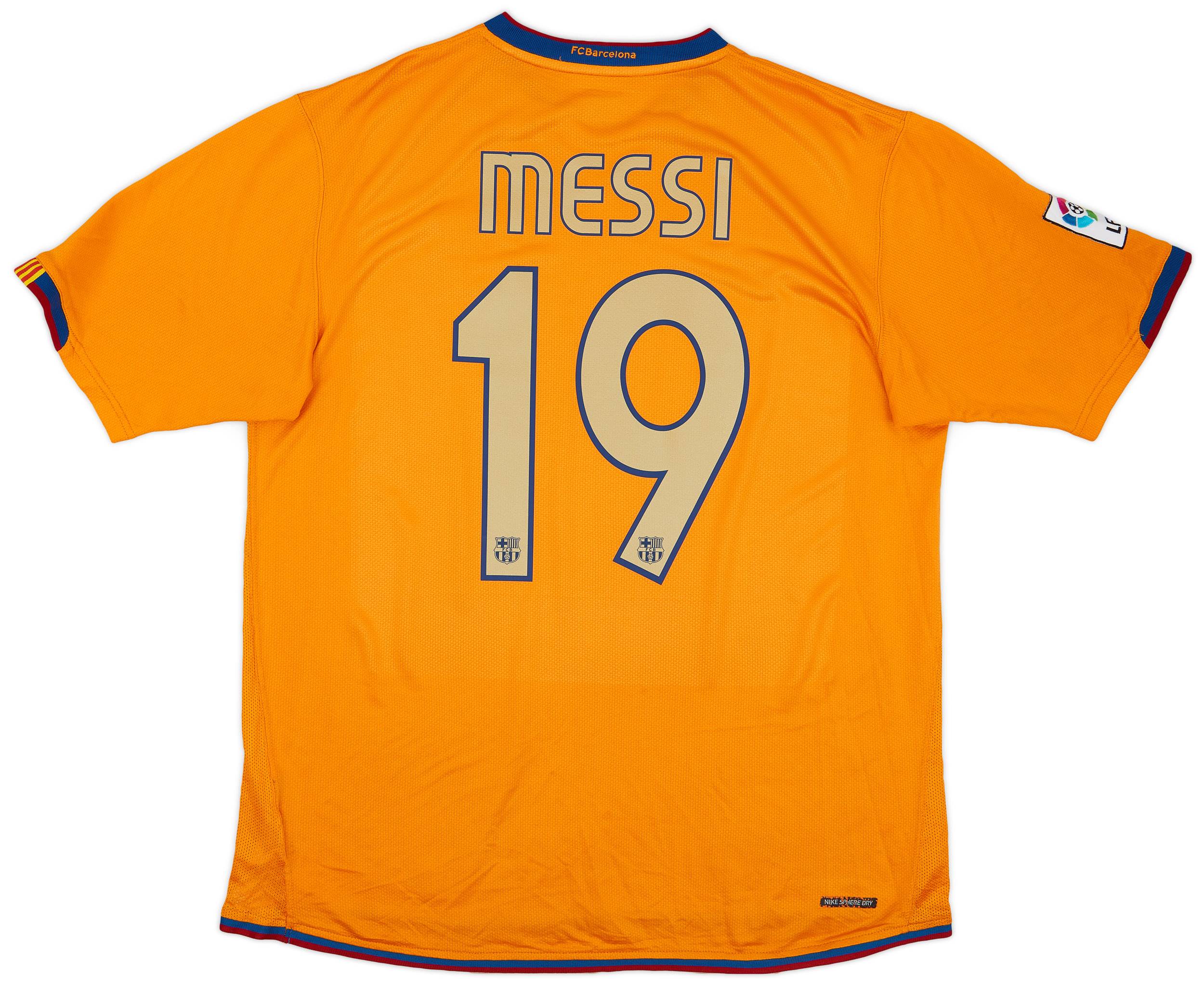 2006-08 Barcelona Away Shirt Messi #19 - 8/10 - (L)