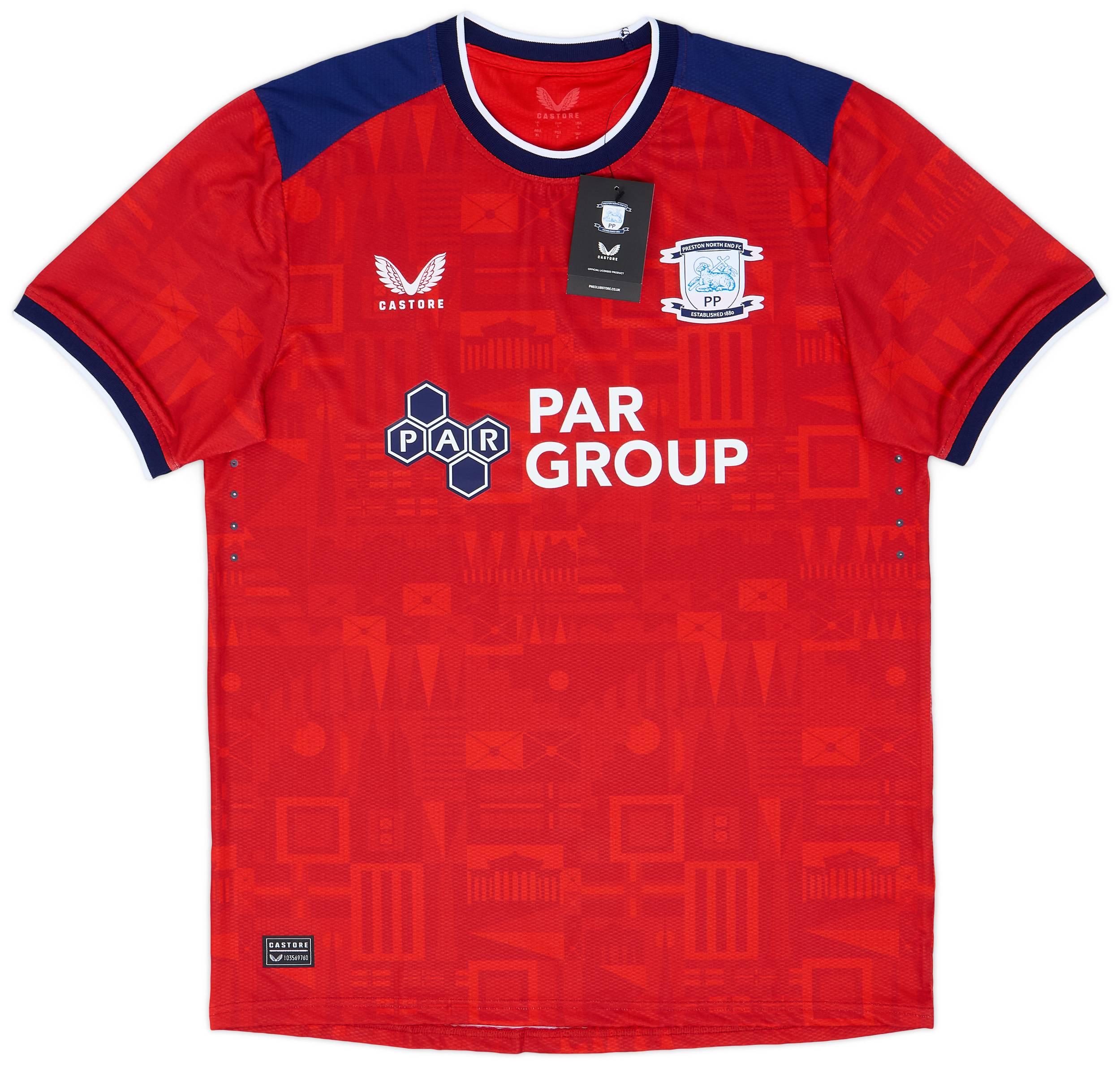 2023 24 Preston North End Authentic Away Shirt