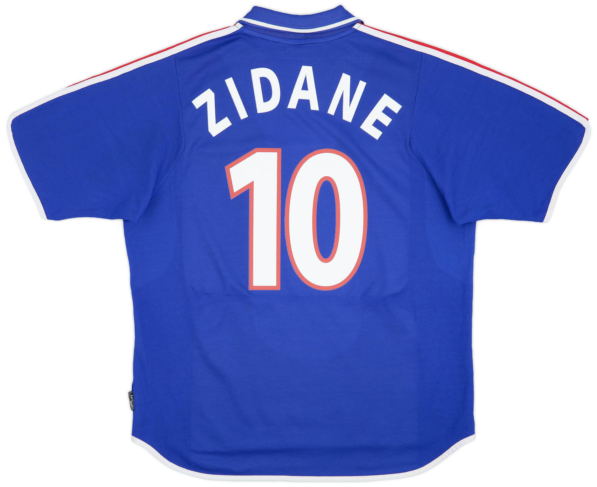 2000-02 France Home Shirt Zidane #10 - 6/10 - (XL)